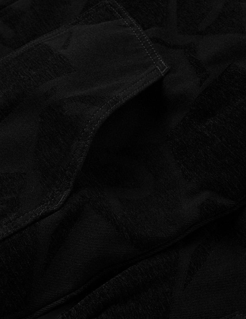 Allover Seagull Jacquard  Regular Fit Chore Jacket 8