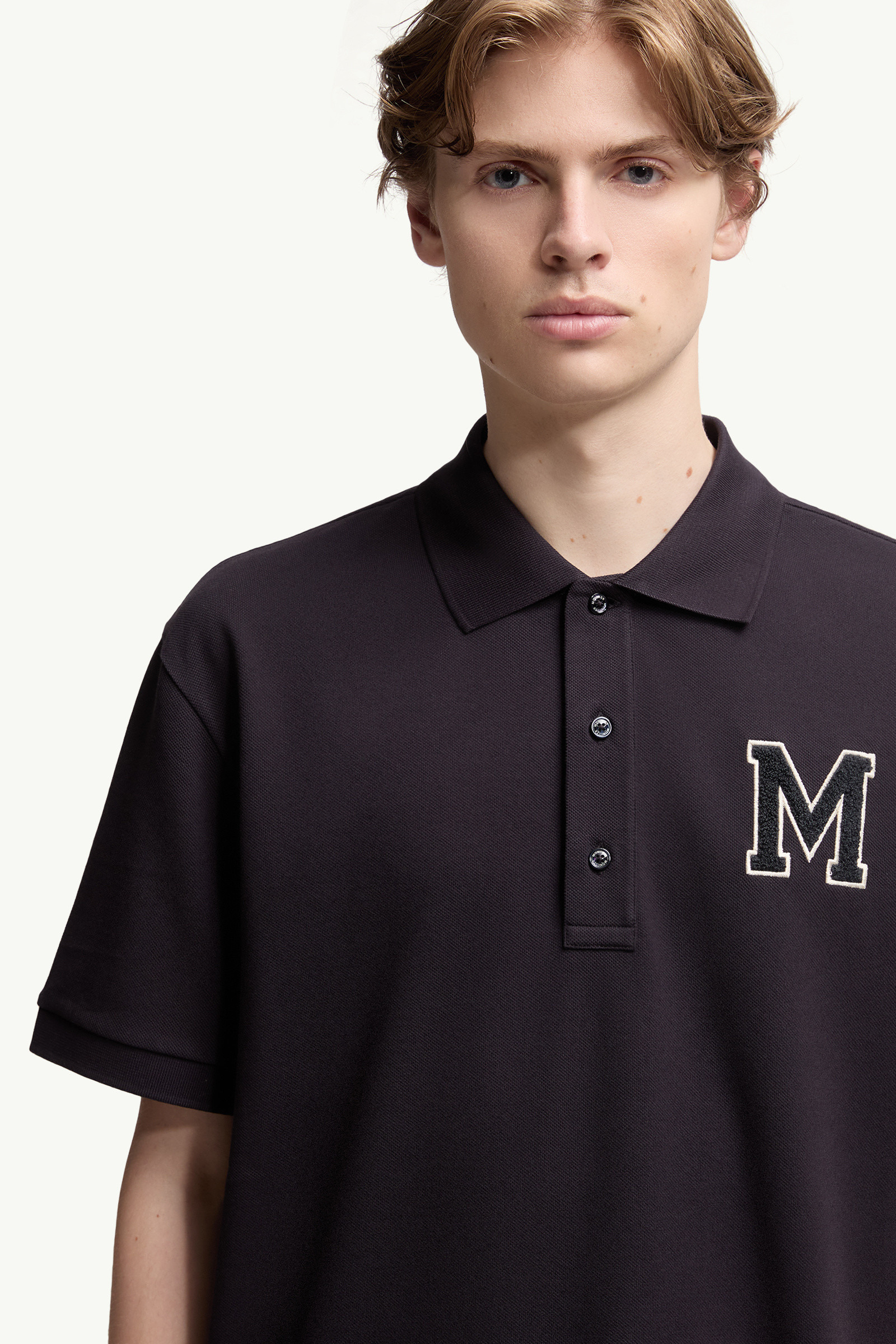 Monogram Cotton Piquet Polo Shirt - 6