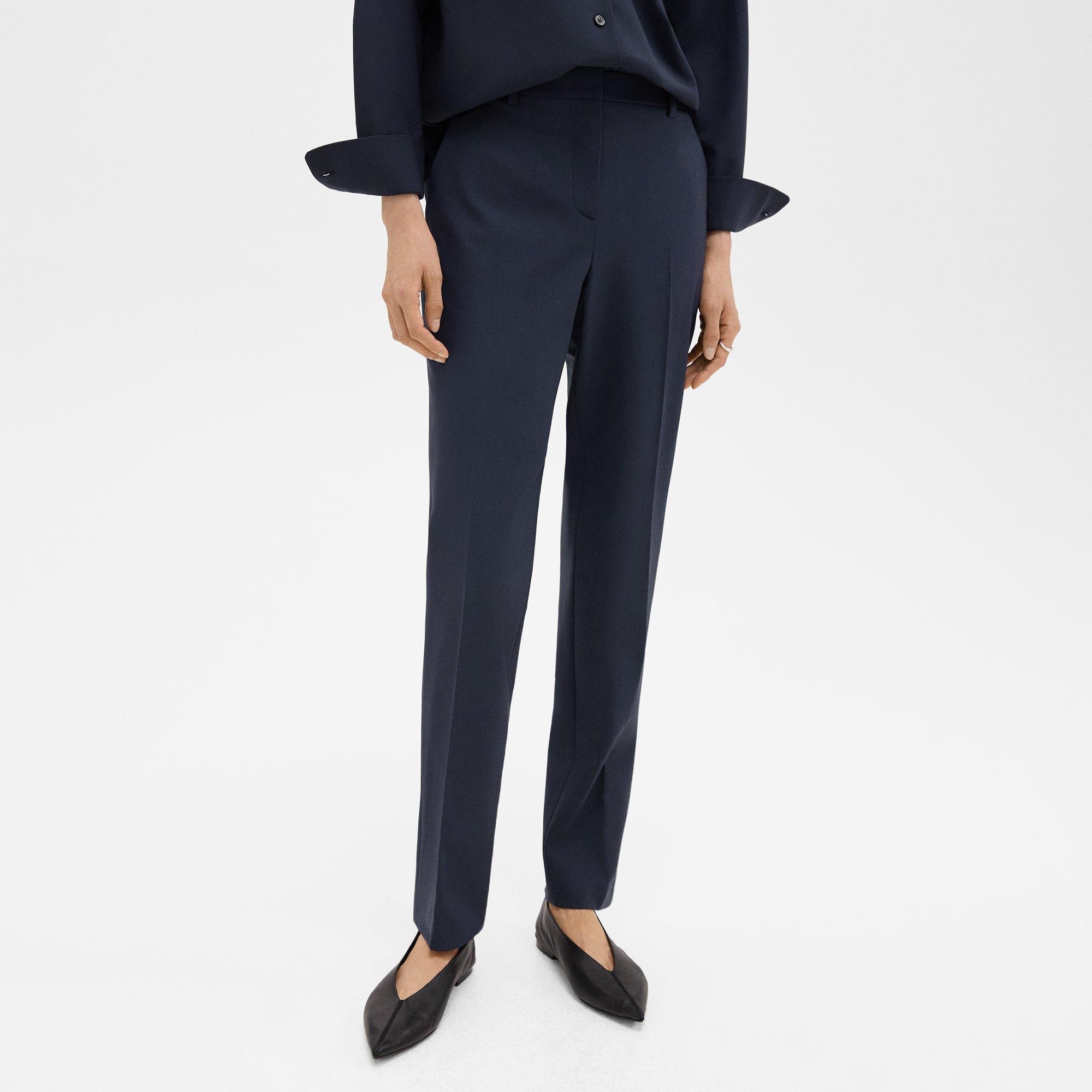 Treeca Full Length Pant in Good Wool - 5