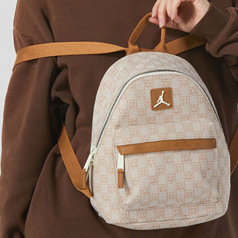 Air Jordan Monogram Backpack 'Beige' JD2413020TD-001 - 5