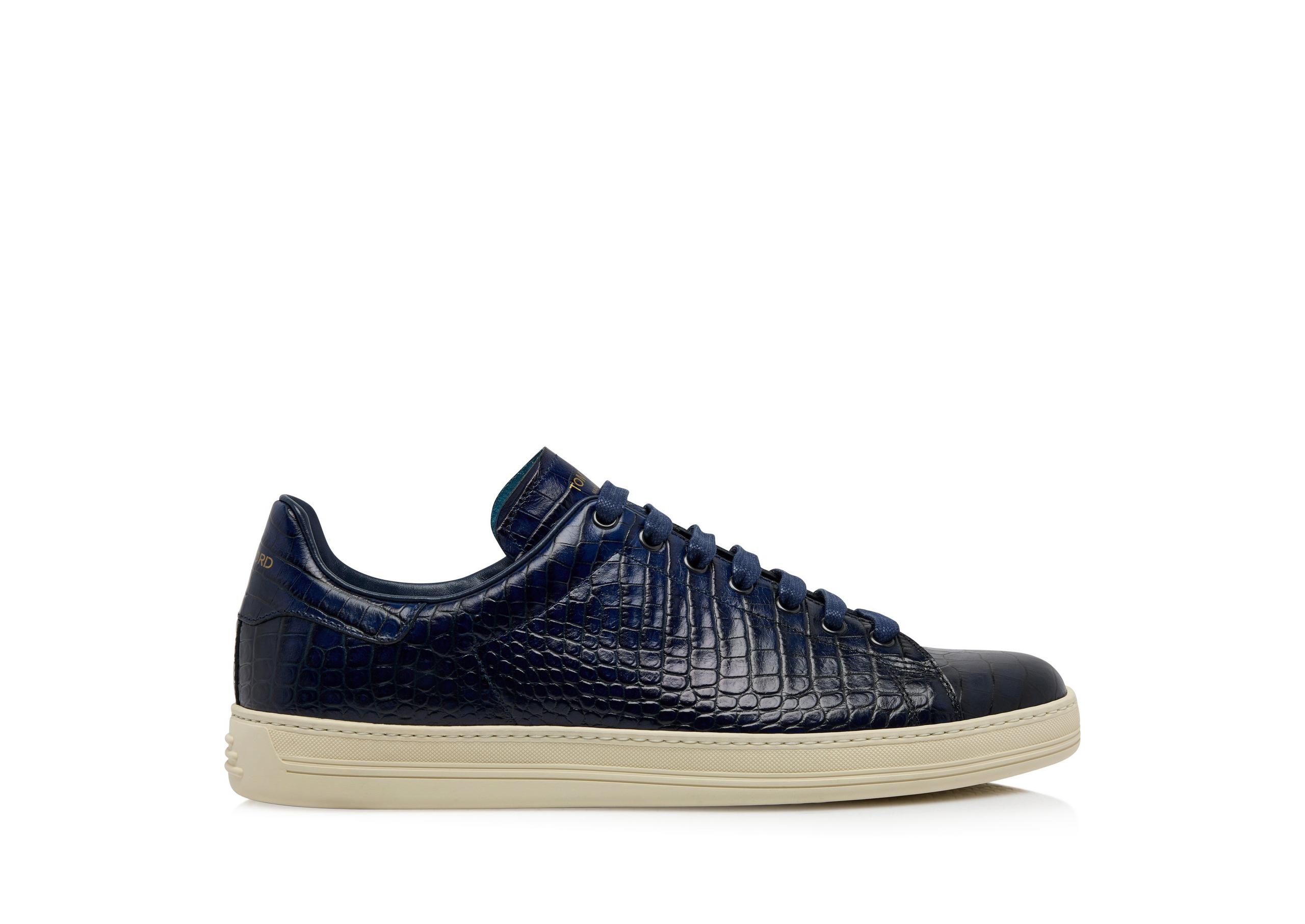 PRINTED ALLIGATOR WARWICK SNEAKER - 1