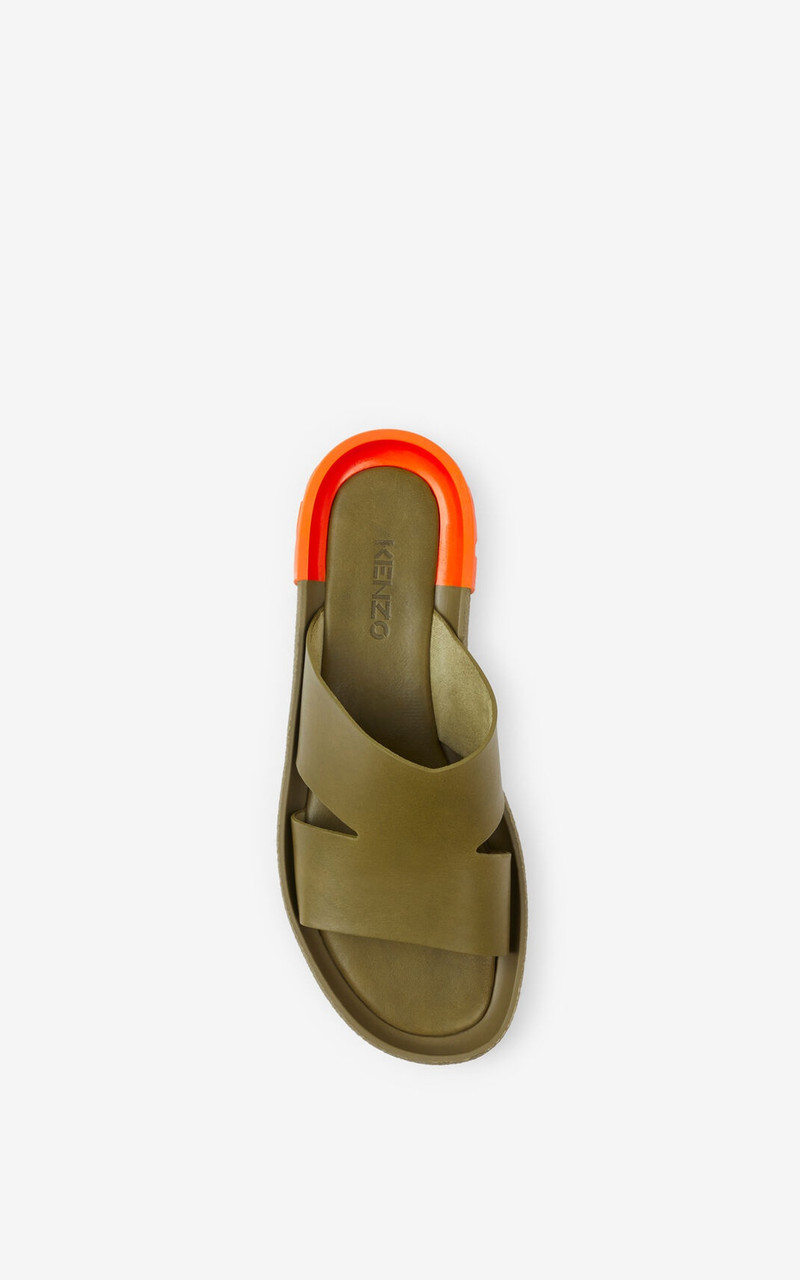 KENZOYAMA leather mules 2