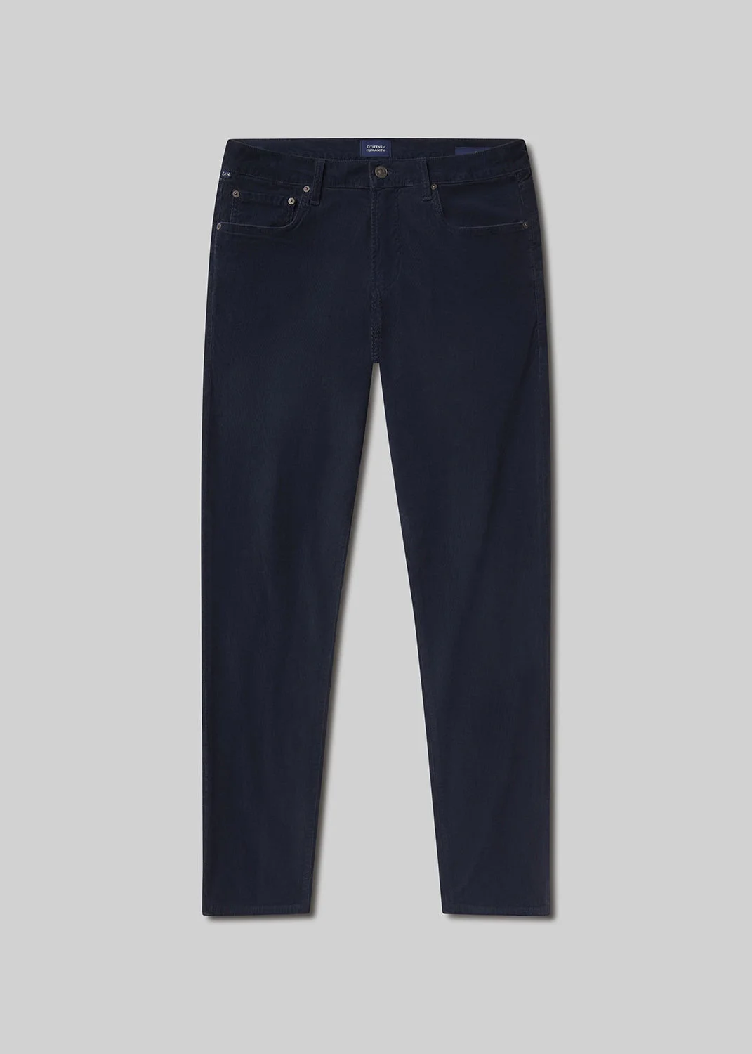 Elijah Straight Corduroy In Dark Blue - 1