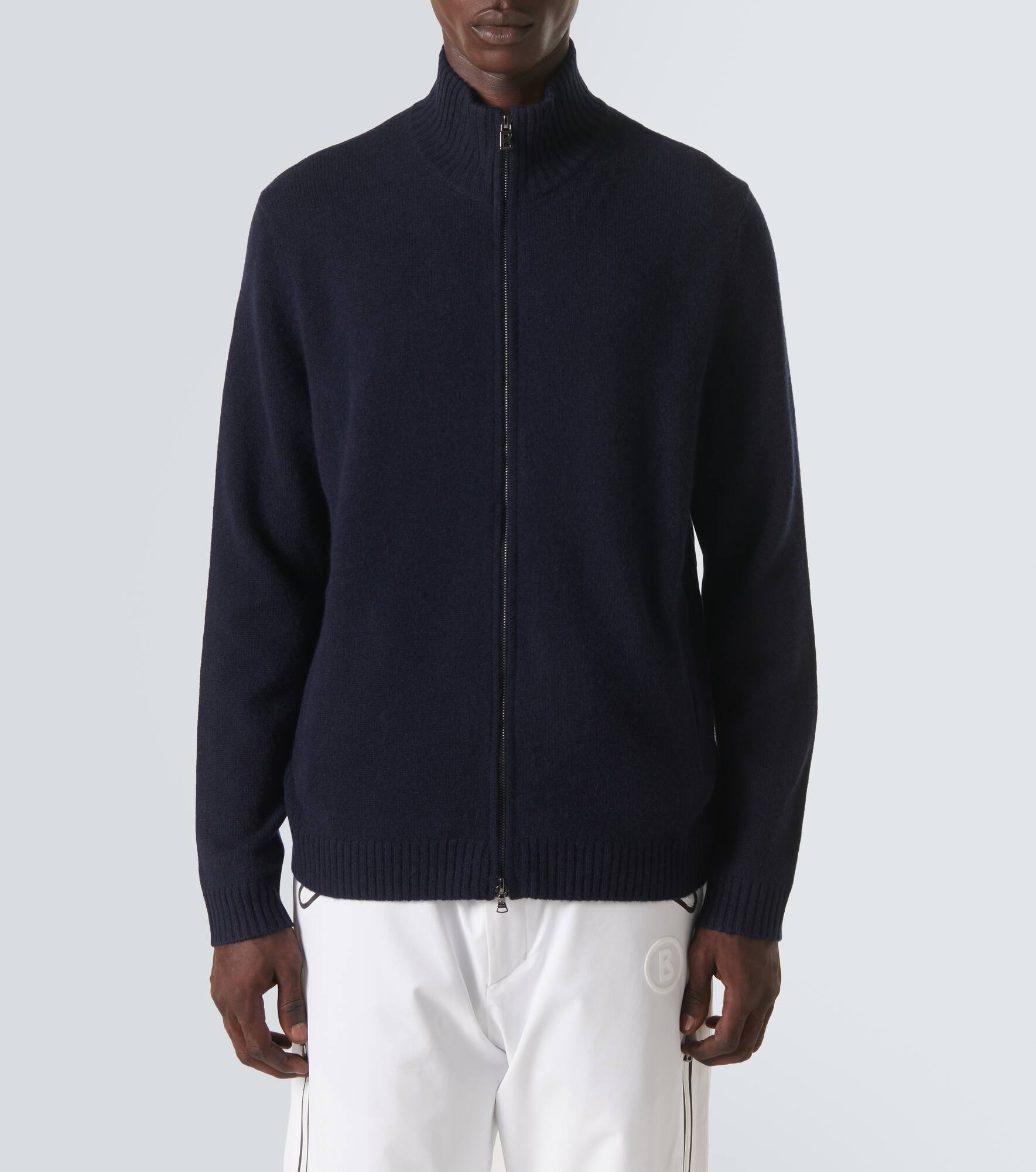 Dexter wool and cashmere zip-up sweater - 3
