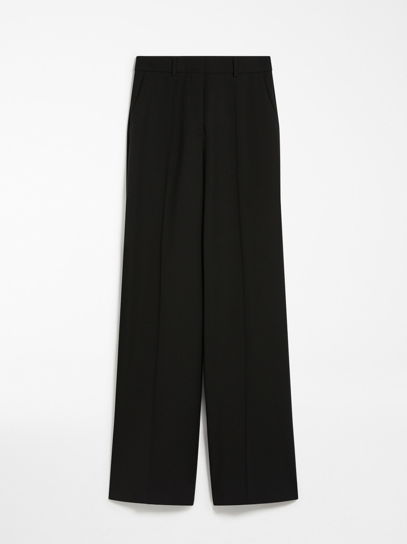 OXALIS Flared stretch wool trousers - 1