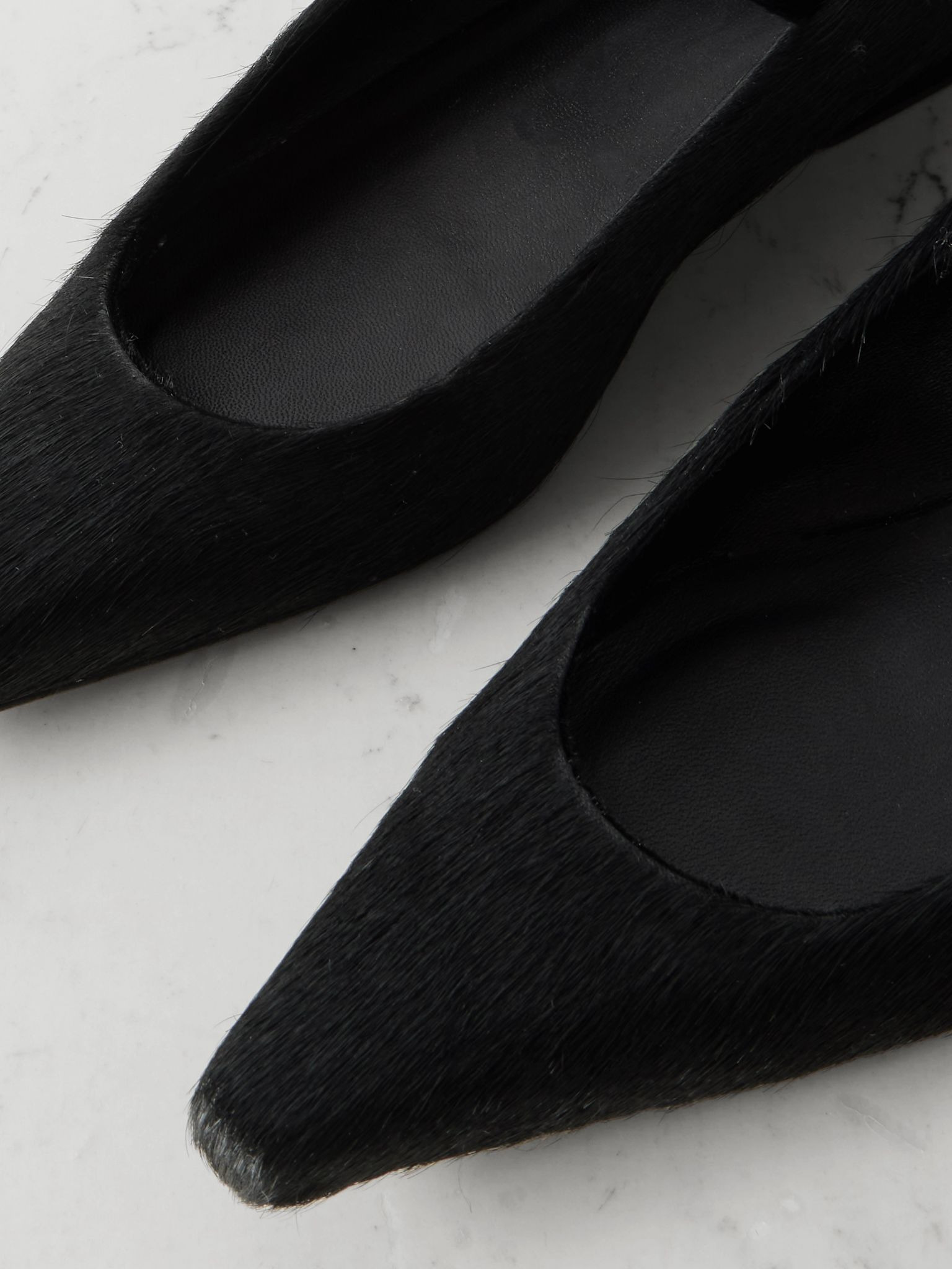 Leone calf hair flats Black - 4