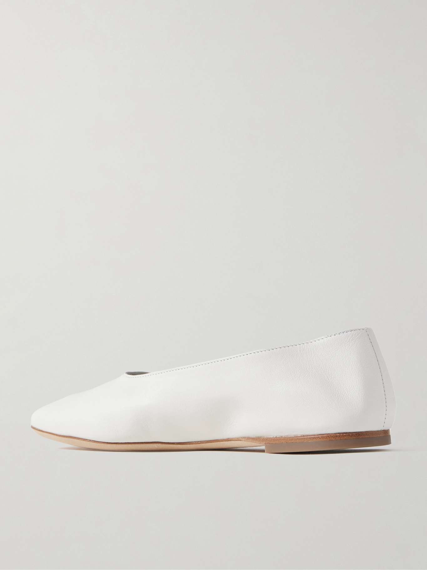 Alba leather ballet flats - 3