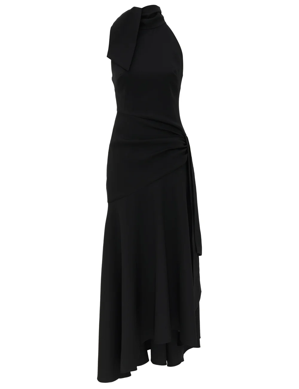 CLASH DRAPED MIDI DRESS - 1
