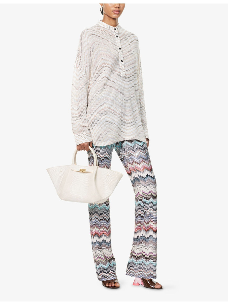Missoni Chevron Relaxed-Fit Knitted Blouse outlook