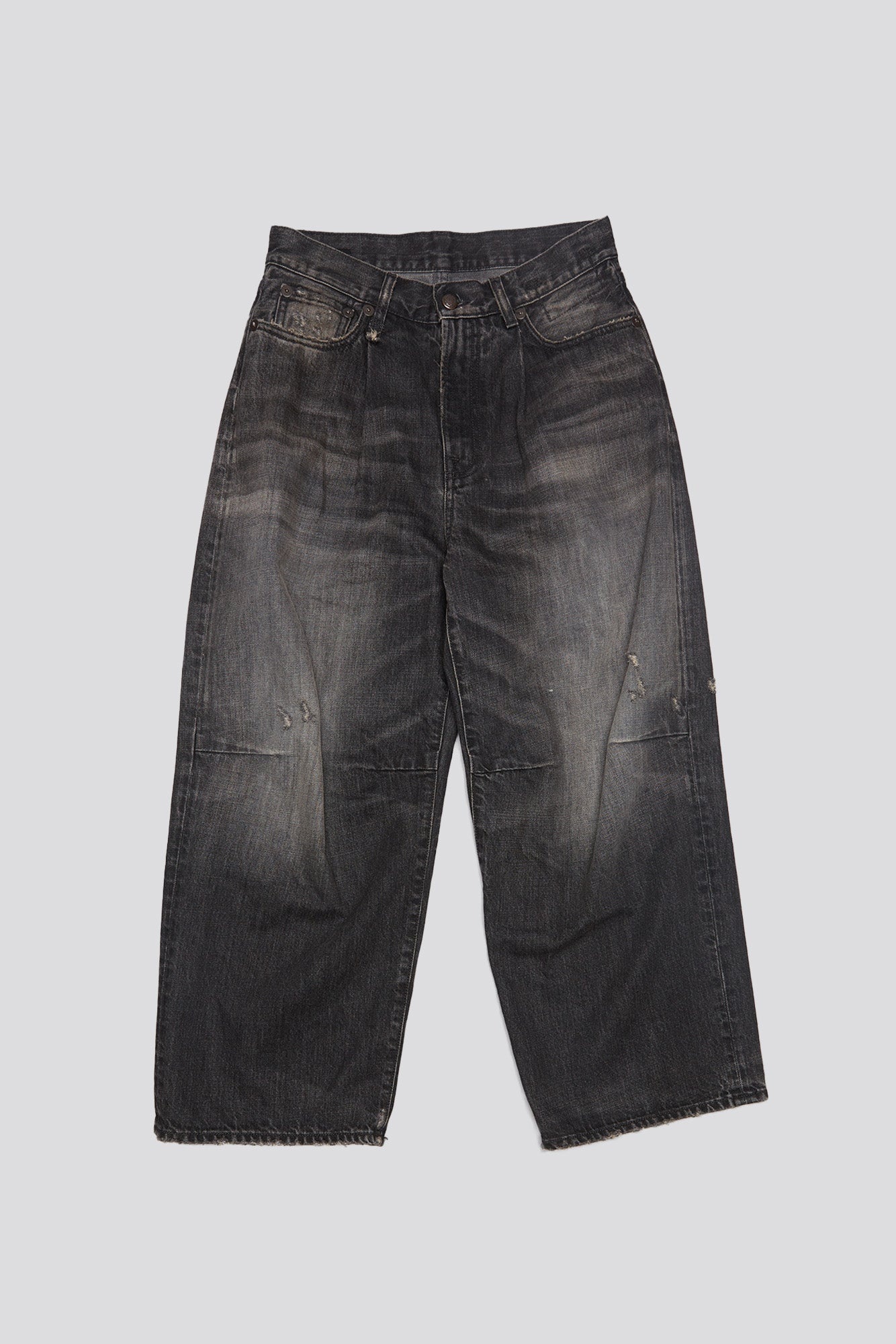 CROP WIDE LEG JEAN - WILSON BLACK - 4