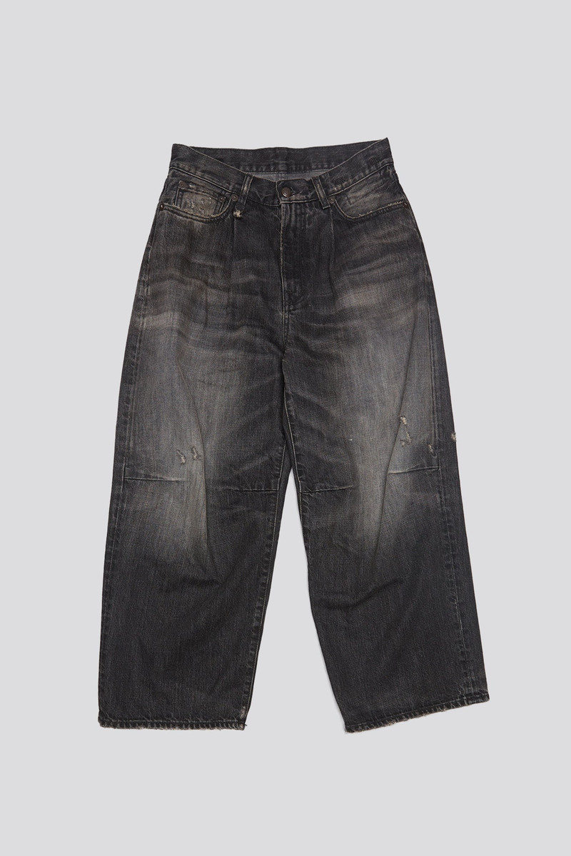 CROP WIDE LEG JEAN - WILSON BLACK 4