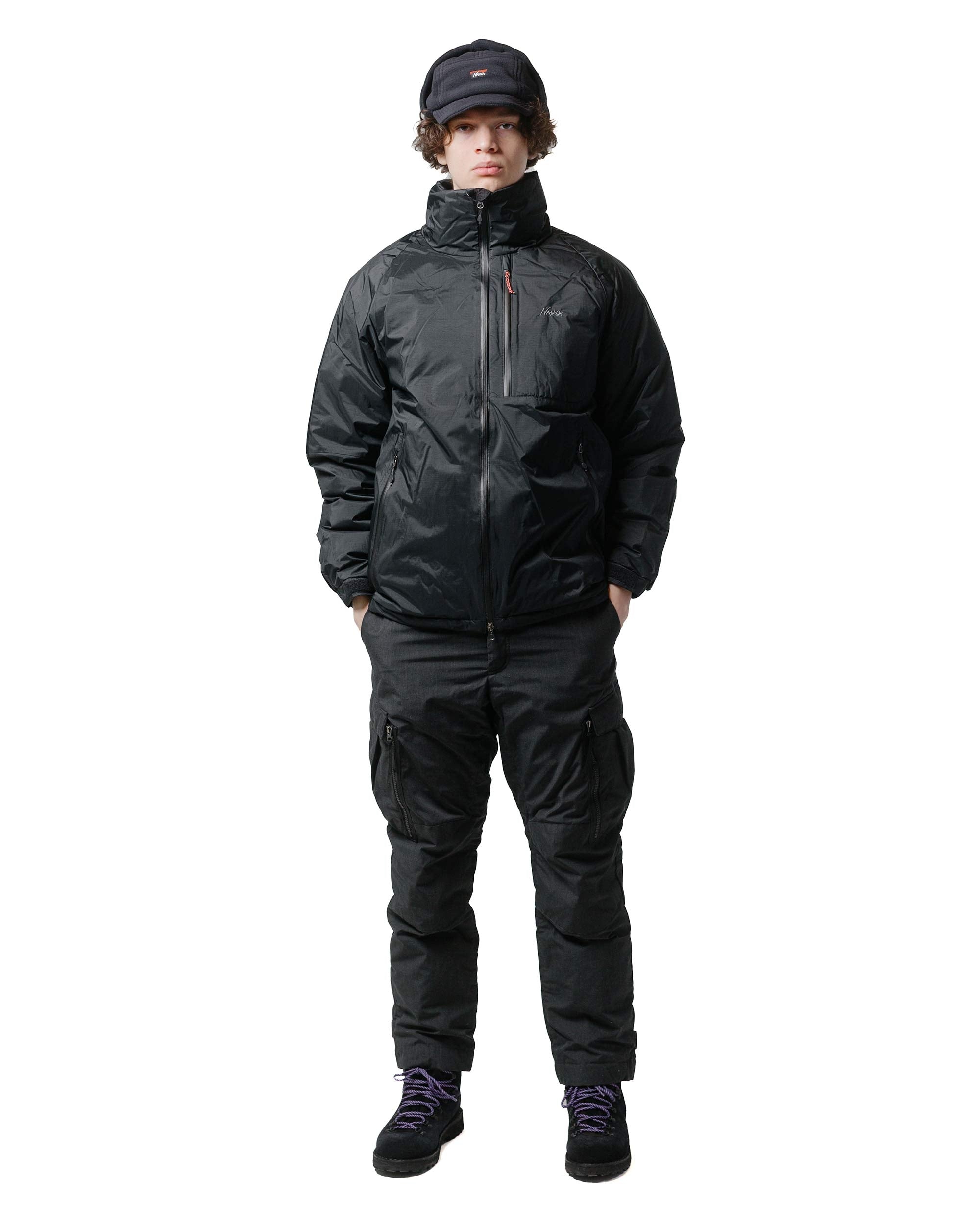 Aurora Tex Stand Collar Down Jacket Black - 4
