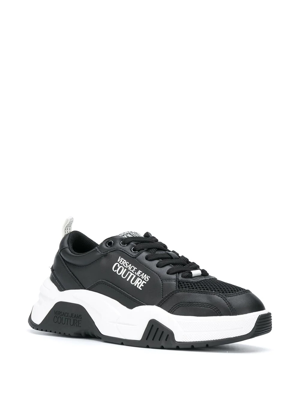 logo chunky sole sneakers - 2