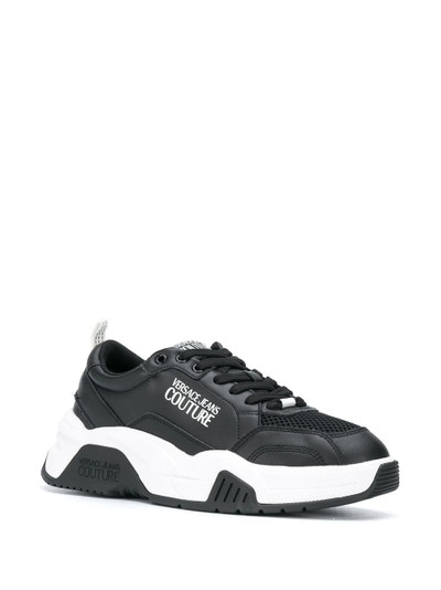 VERSACE JEANS COUTURE logo chunky sole sneakers outlook