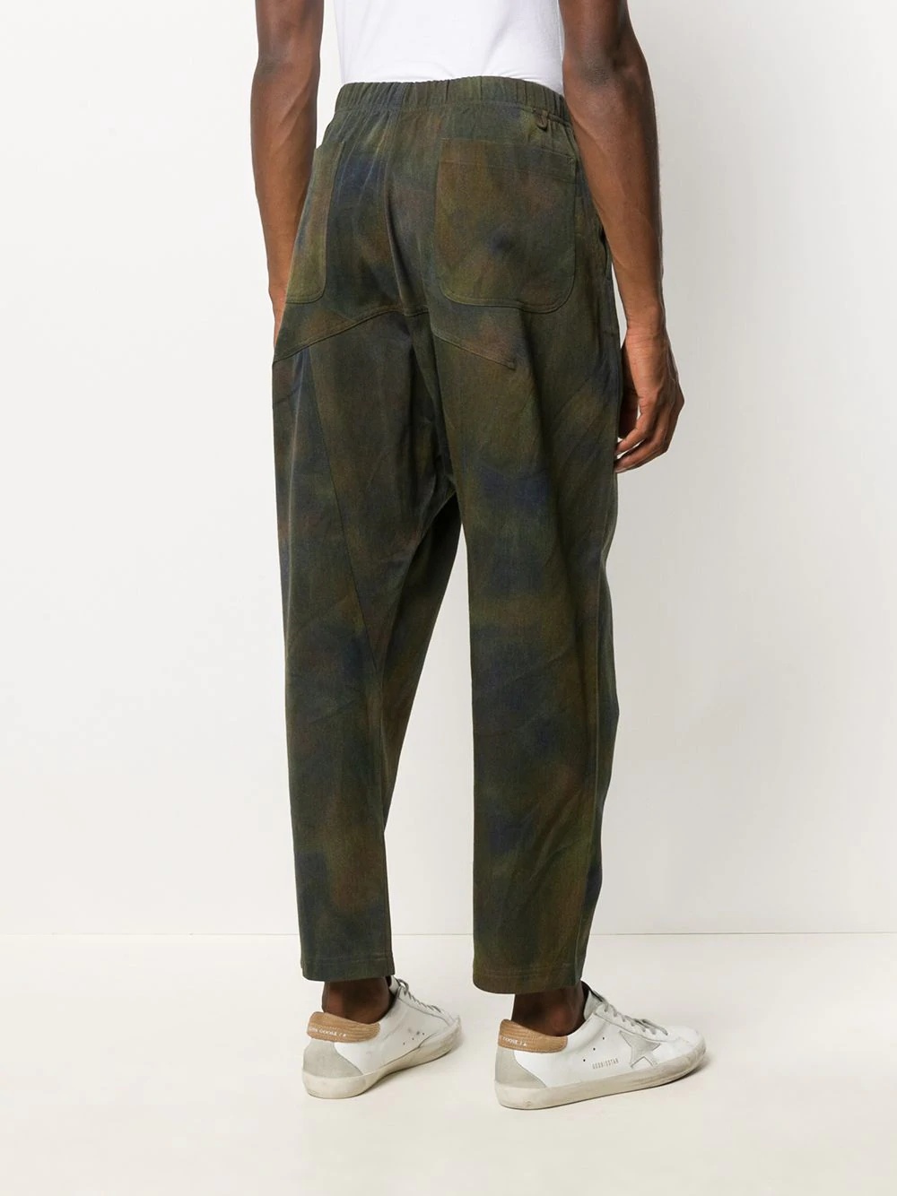 space-dye pleated trousers - 4