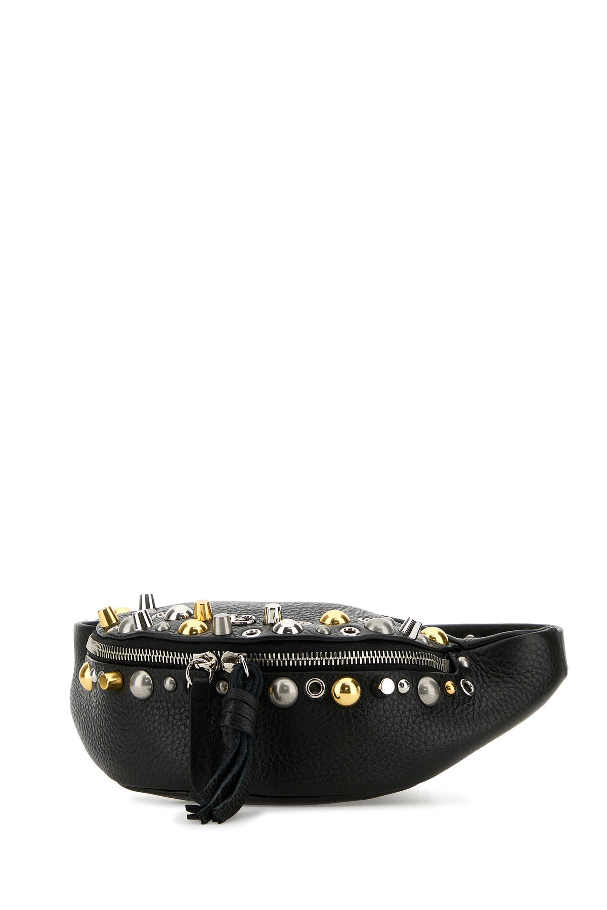 Black leather Nellcôte belt bag - 2