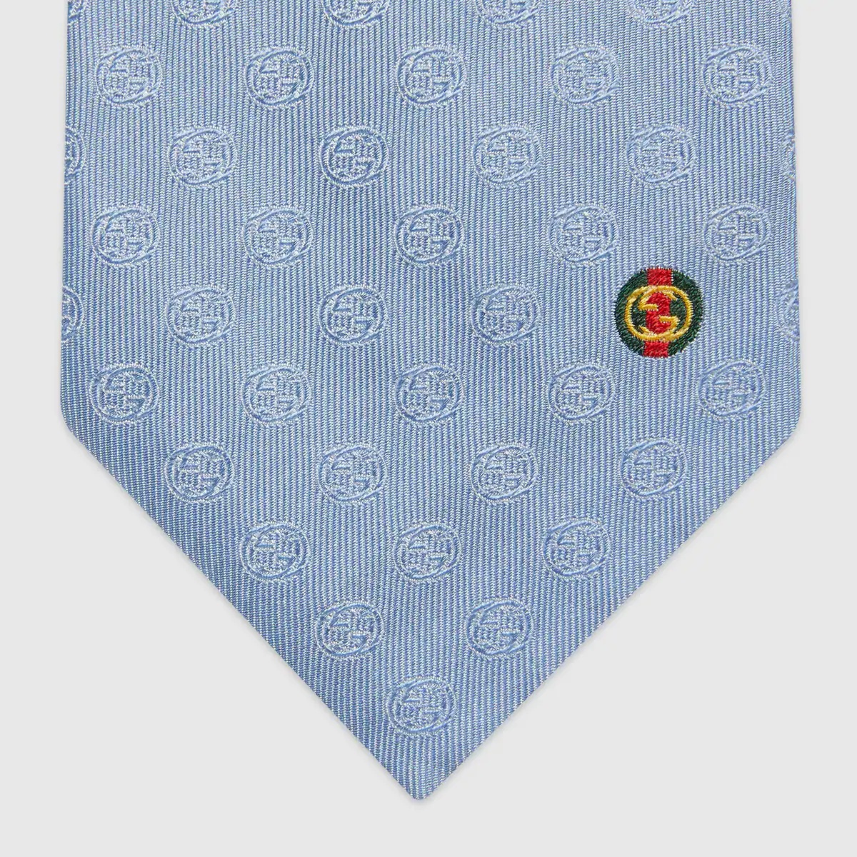 Interlocking G silk tie 3