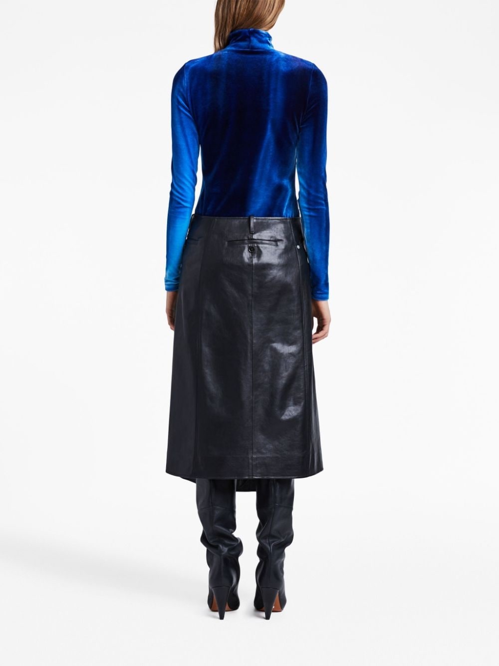 Ice Dyed velvet top - 4