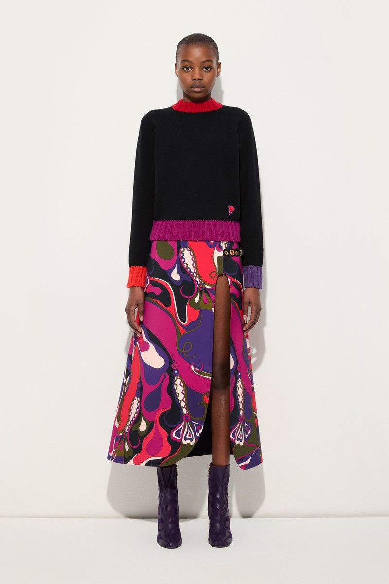 PUCCI SWEATER WITH COLOR BLOCK DETAILS outlook