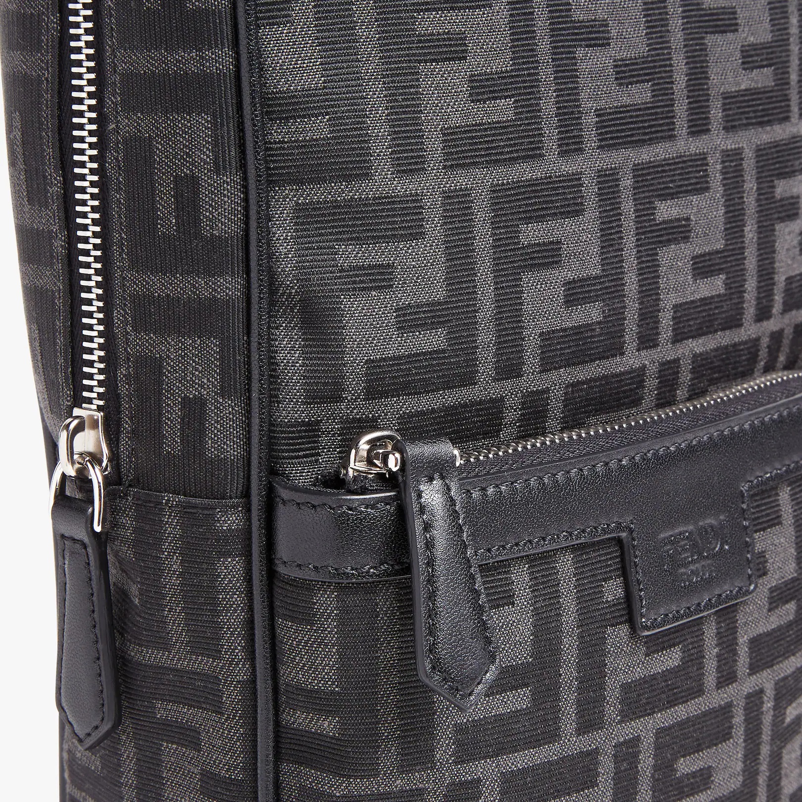 FF jacquard fabric backpack - 4