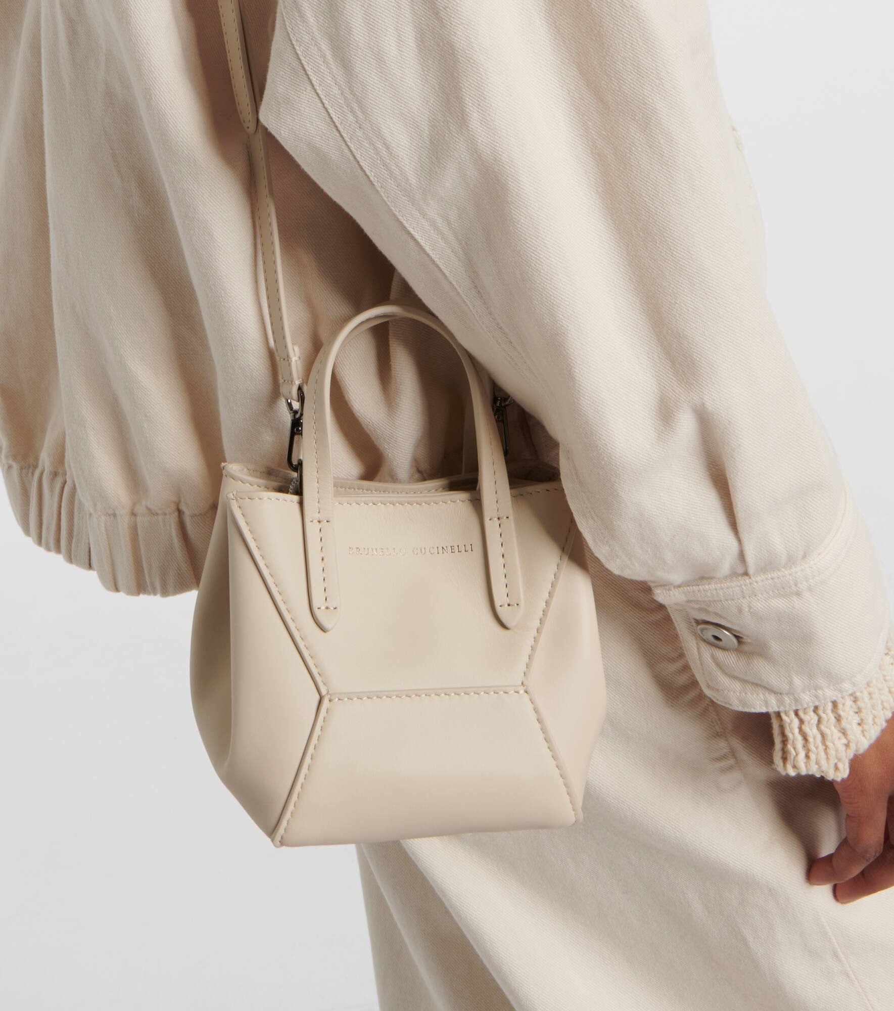 BC Duo Small leather tote bag - 2
