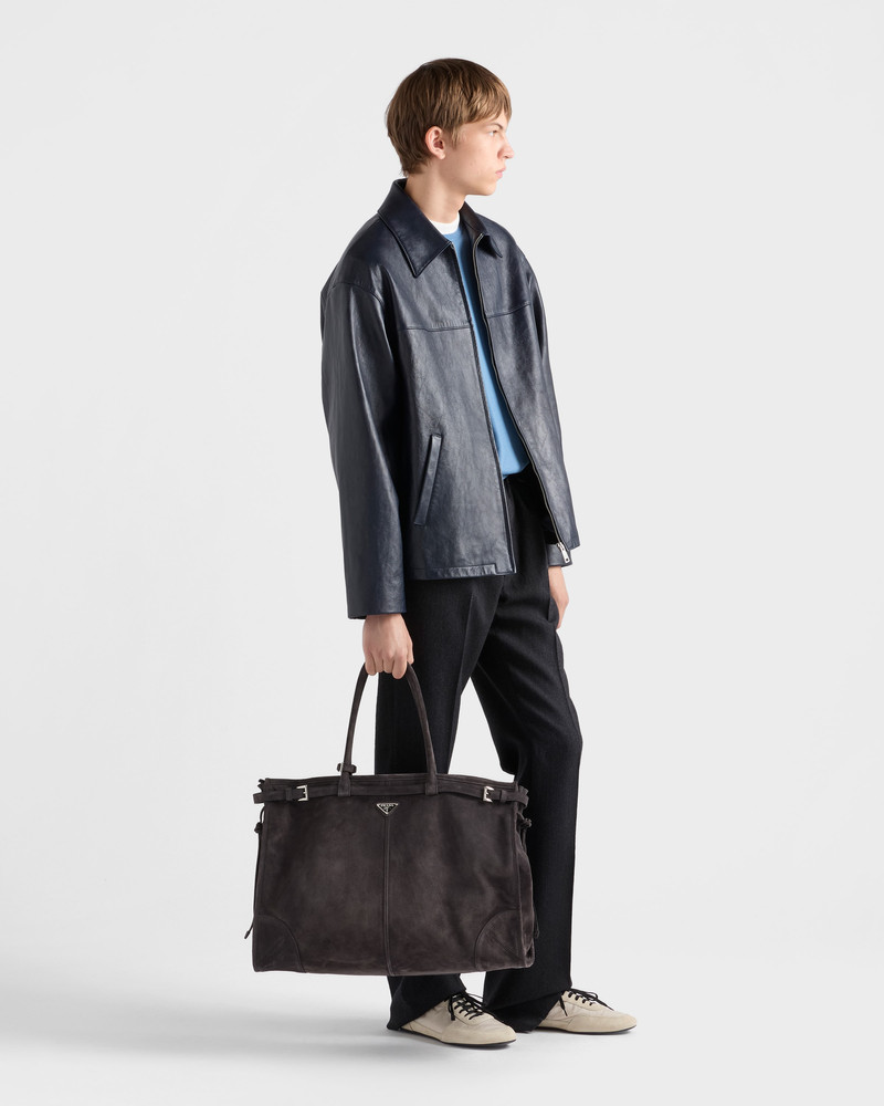 Prada Bonnie suede tote bag 8