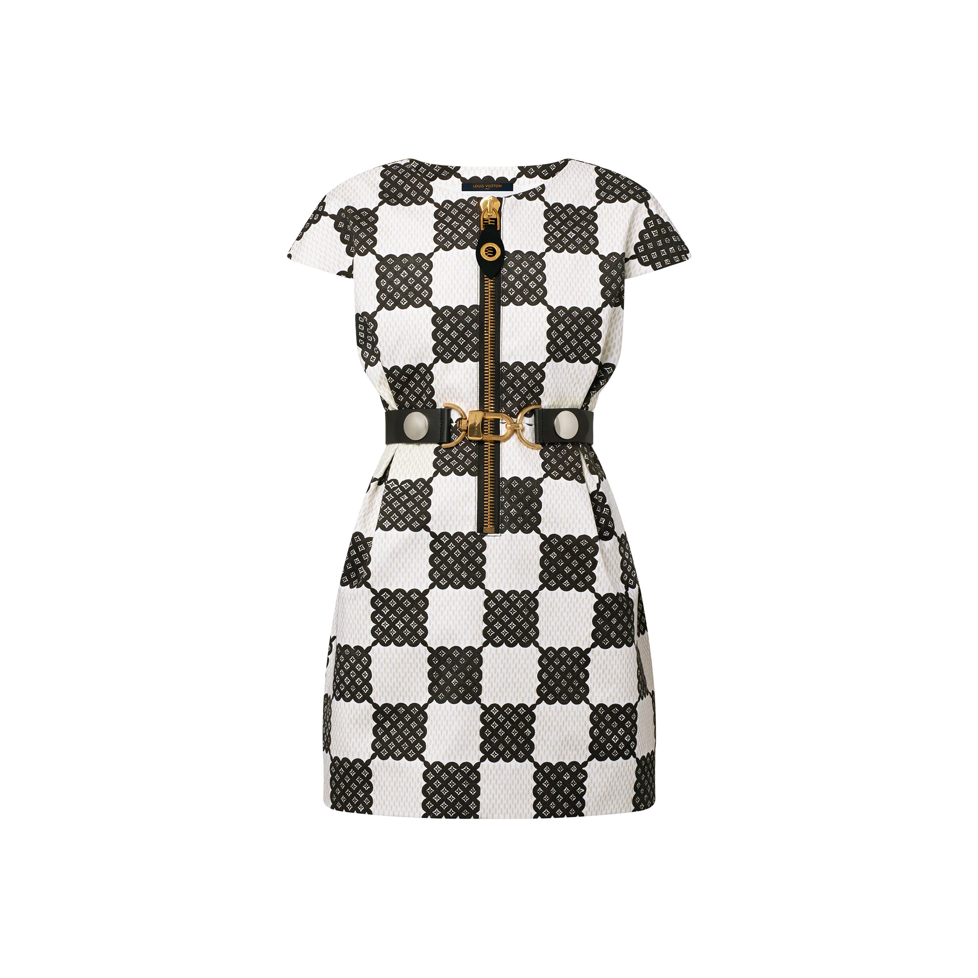 Bubble Damier XXL Detail Dress - 1