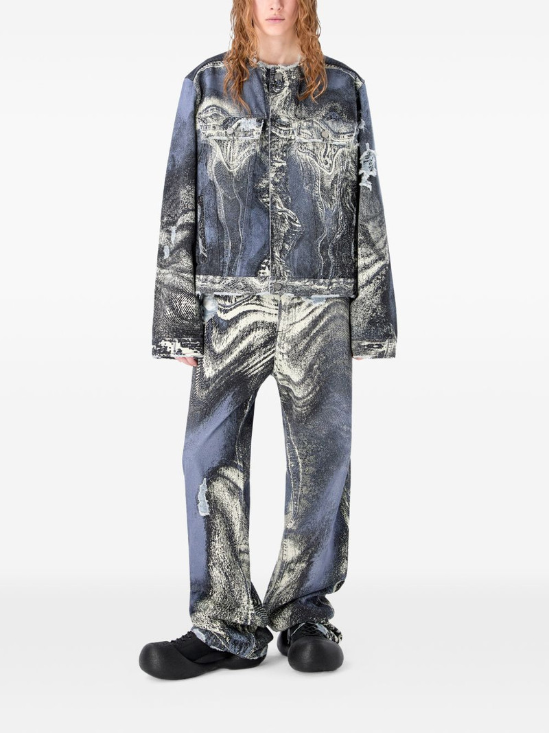 CAMPERLAB button-fastening denim jacket outlook