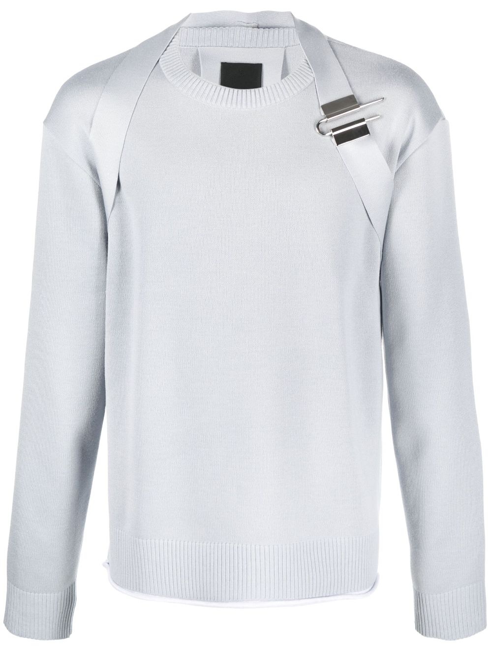 crew-neck knit jumper - 1