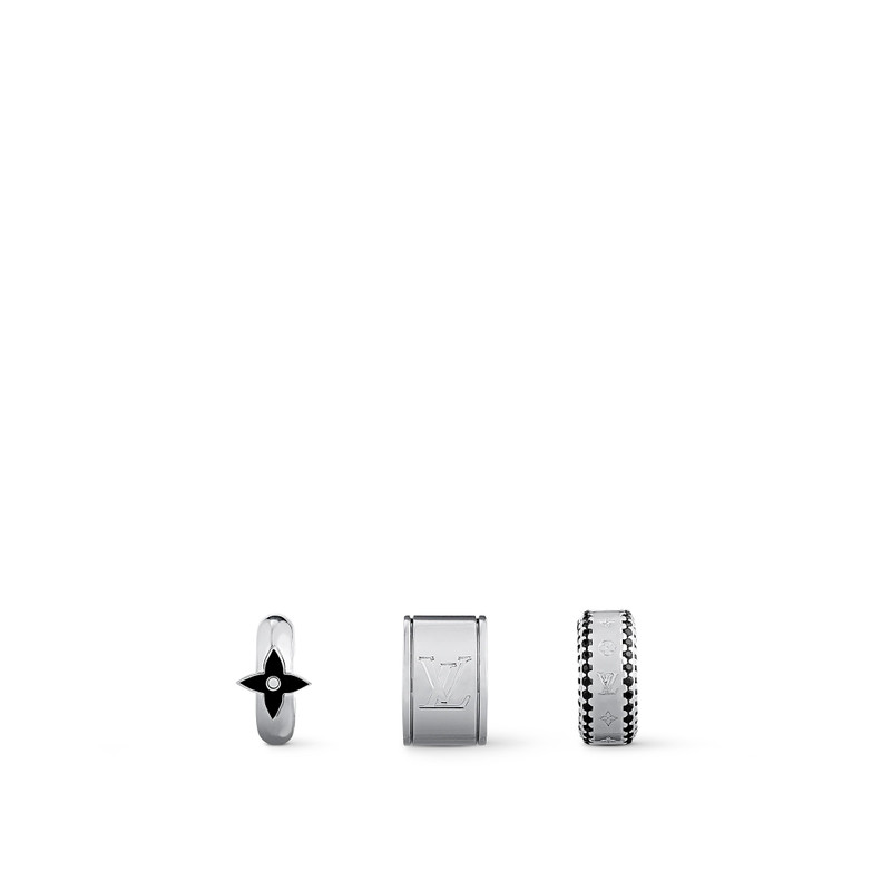 Monogram Circle Set Of 3 Earcuffs 1