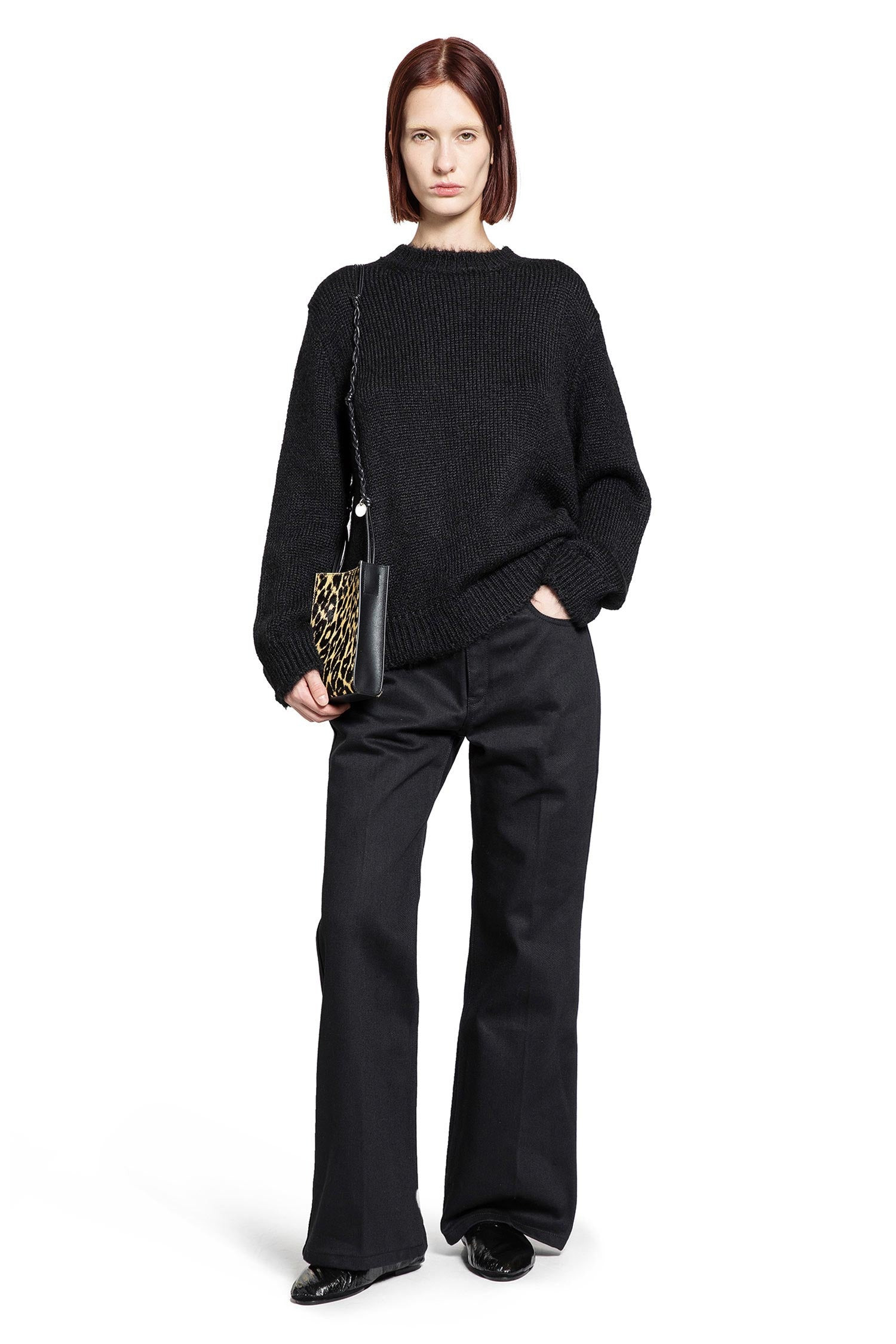 Alpaca Wool Crewneck Jumper - 5