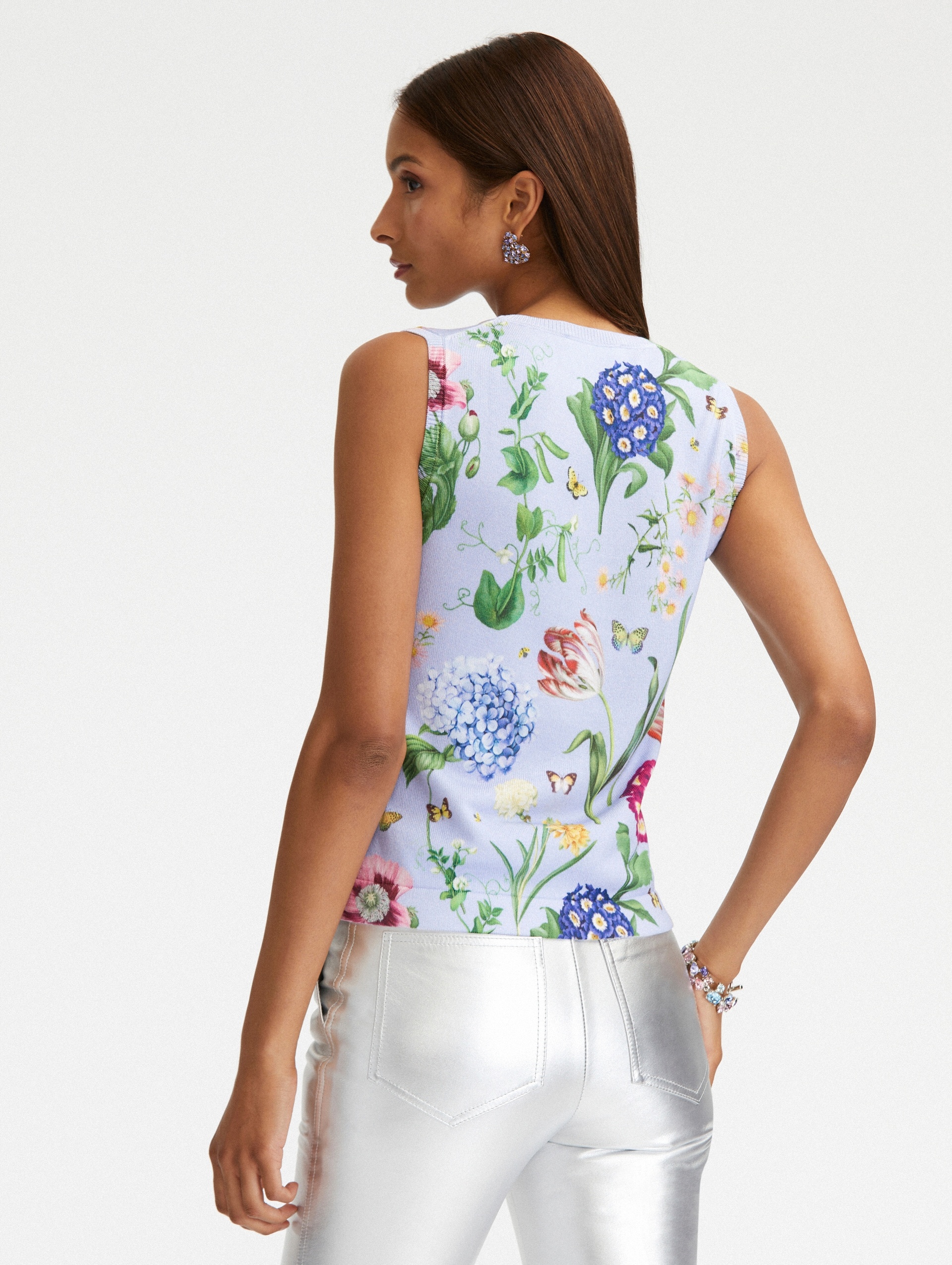 MULTI FLORAL PRINTED TANK - 4