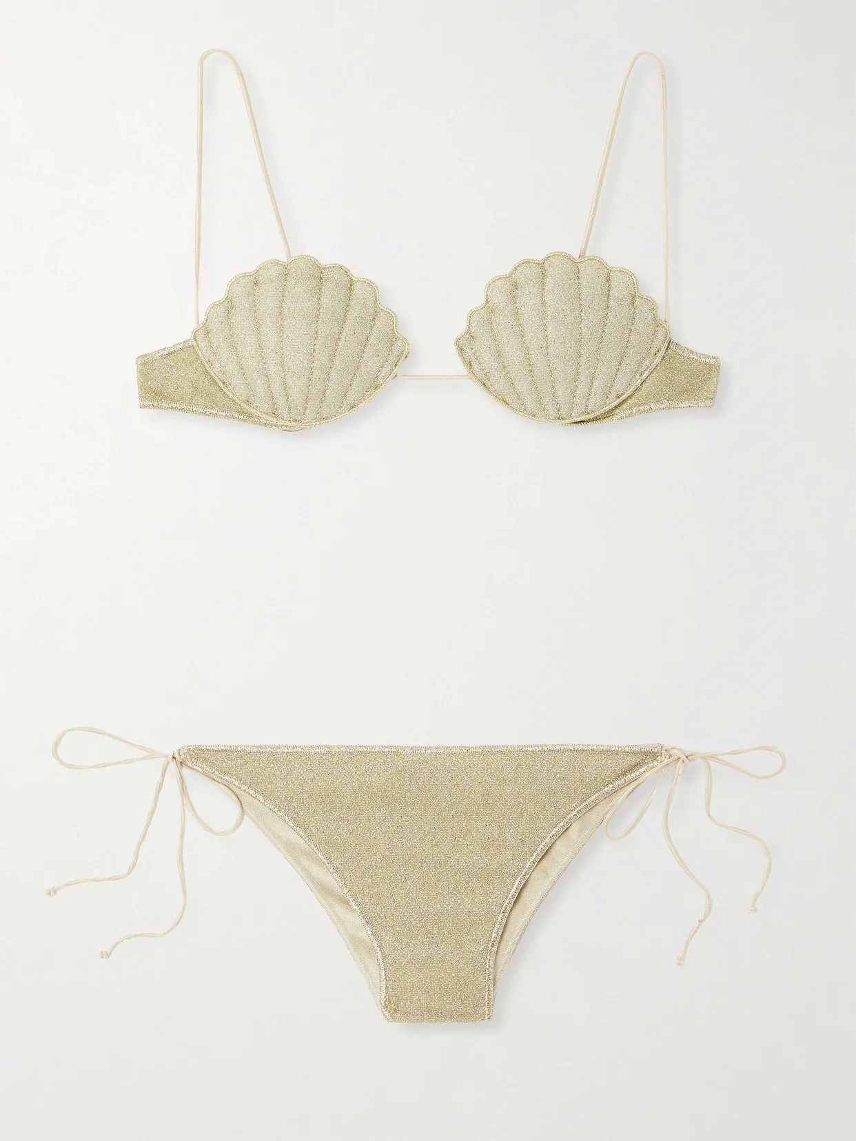 Lumière Shell Metallic Bikini - 1