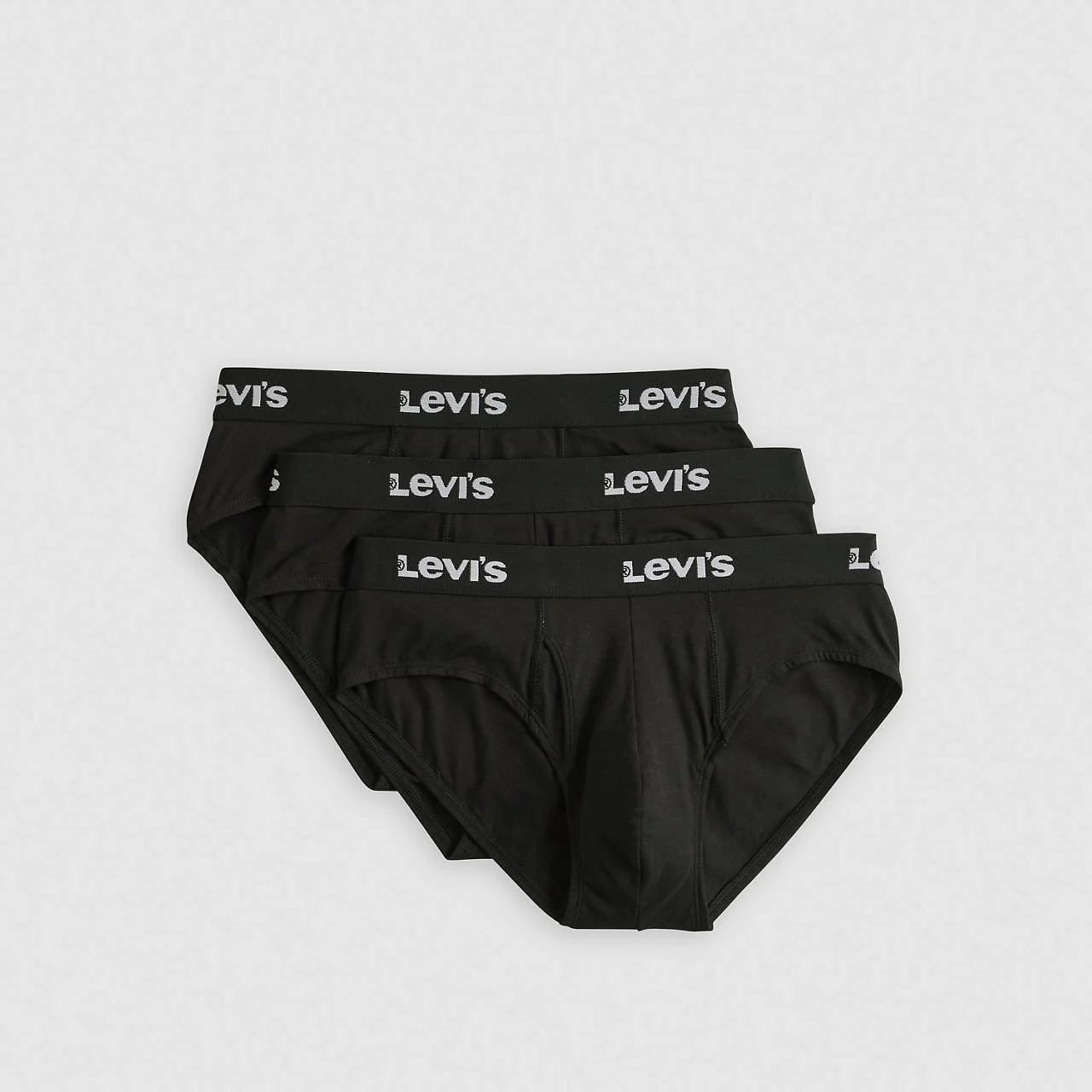 SOLID BASIC BOXER BRIEFS - 1
