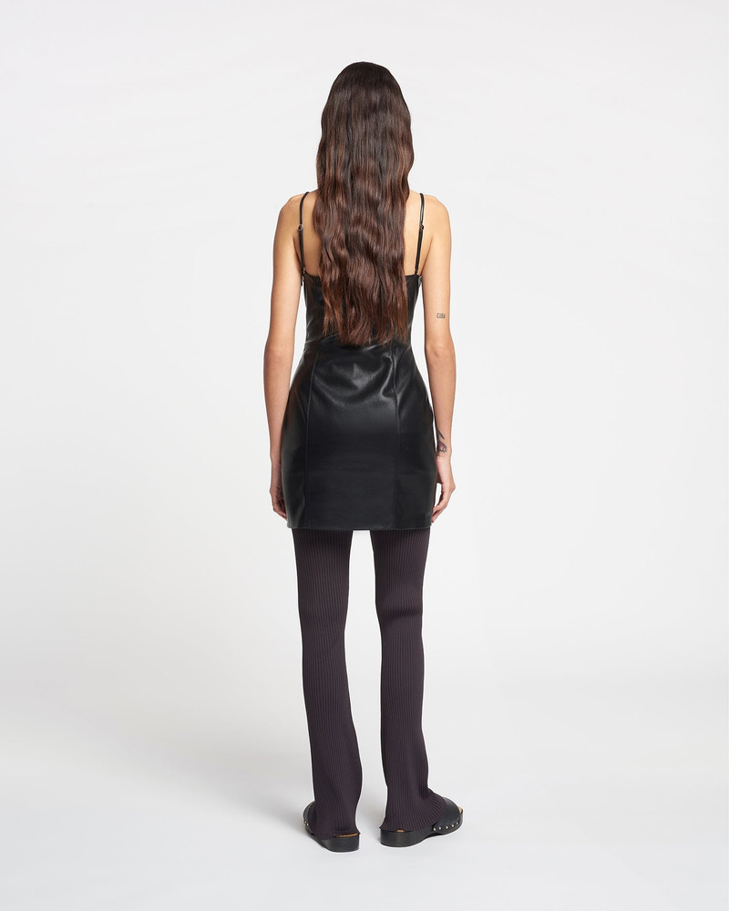 Nanushka Okobor™ Alt-Leather Mini Dress outlook