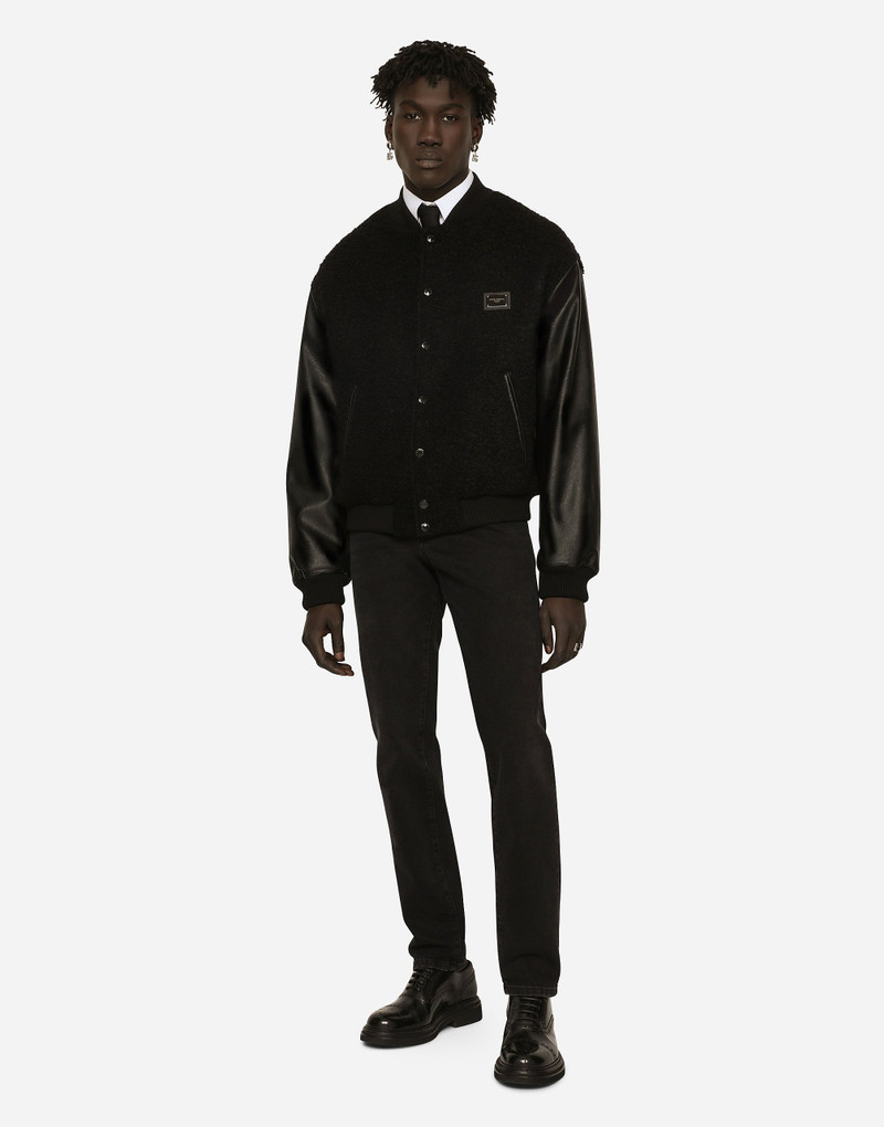 Dolce & Gabbana Slim fit stretch denim jeans with subtle abrasions outlook