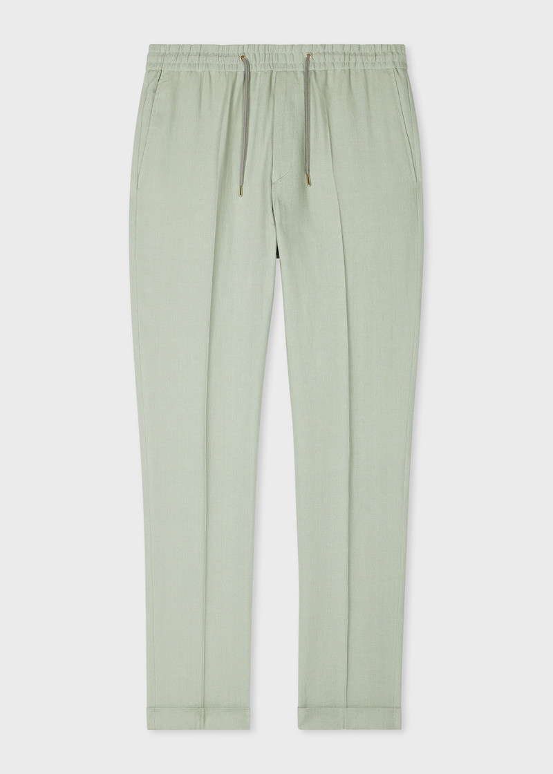Light Green Linen Suit 6