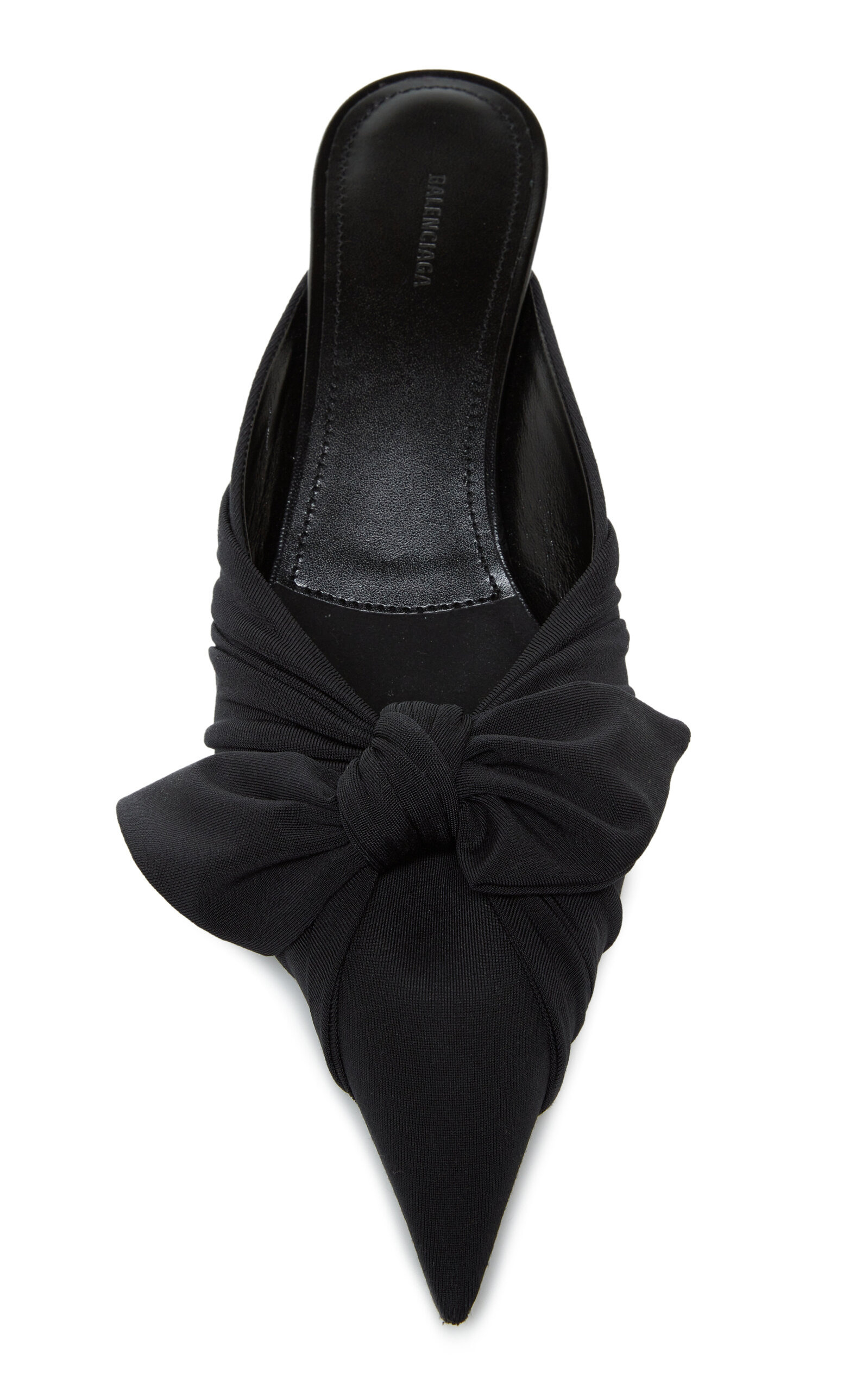 Knife Knot Cupro Mules black - 5