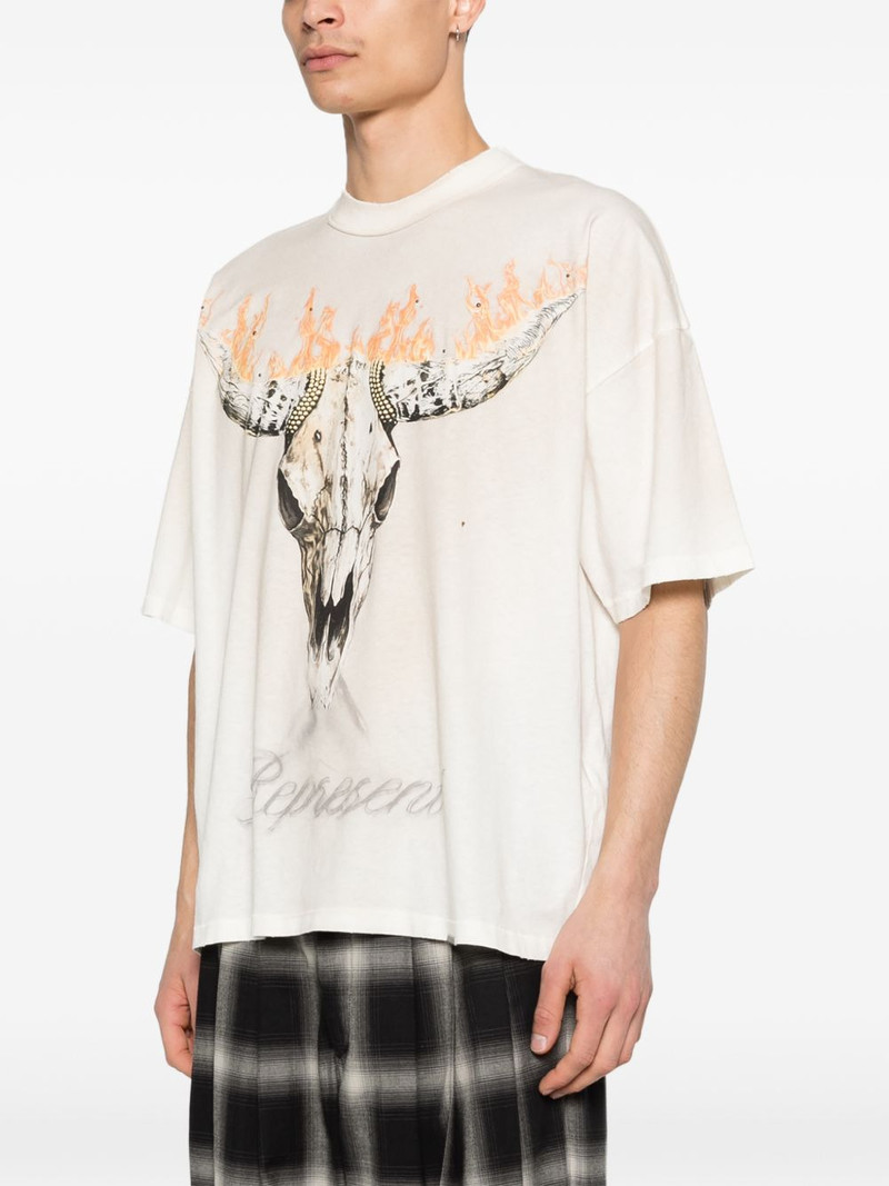 REPRESENT skull-print T-shirt outlook