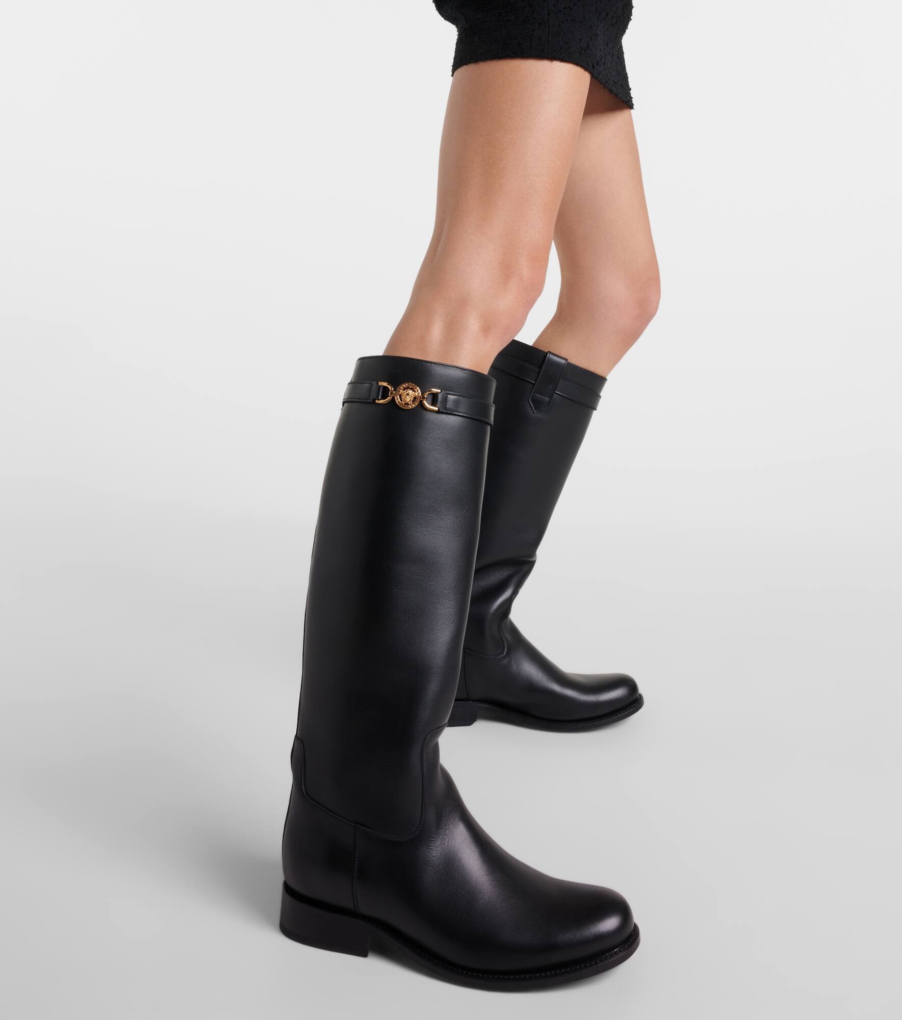 Medusa '95 leather knee-high boots - 4
