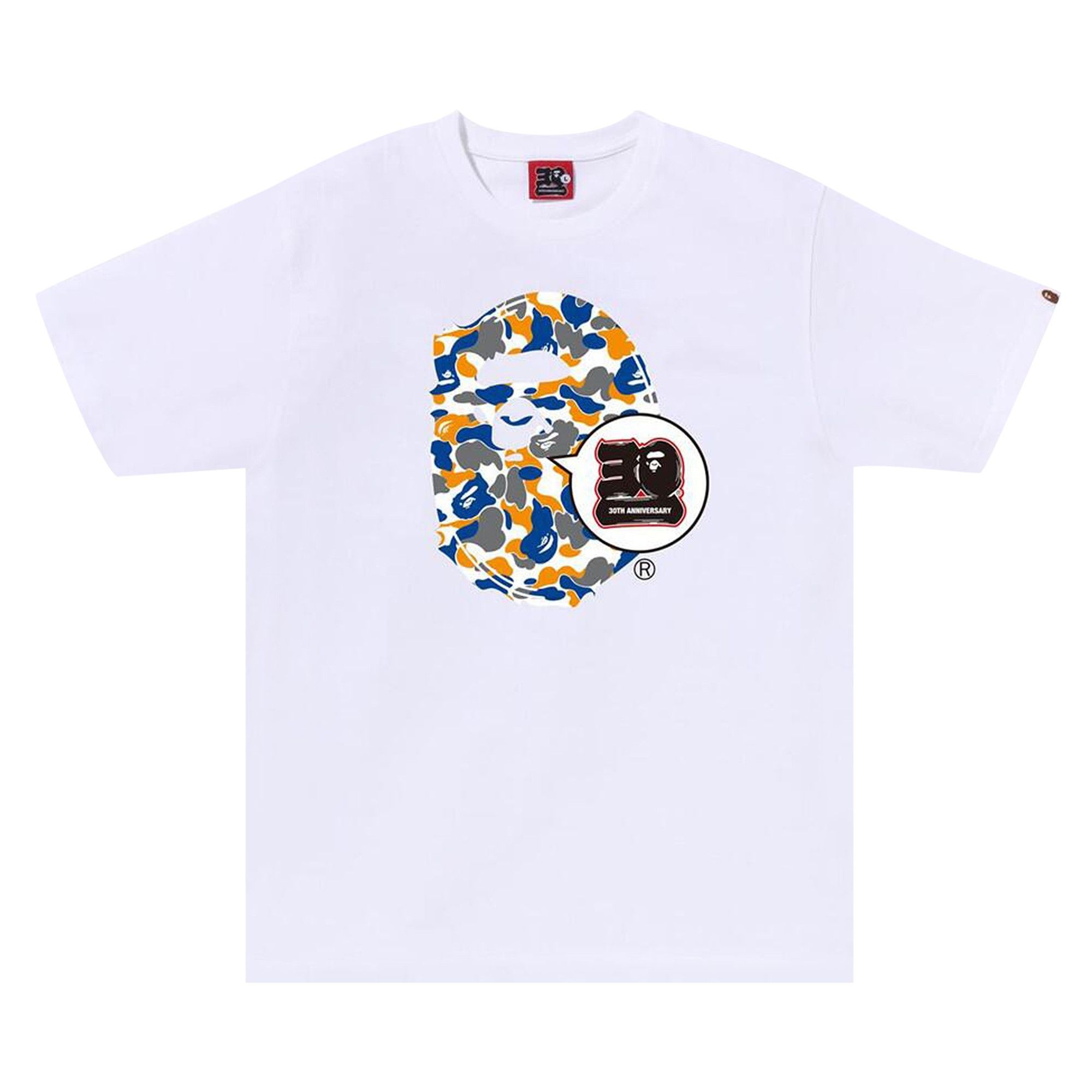 BAPE Store Maebashi 30th Anniversary Ape Head Tee Set 'White' - 1