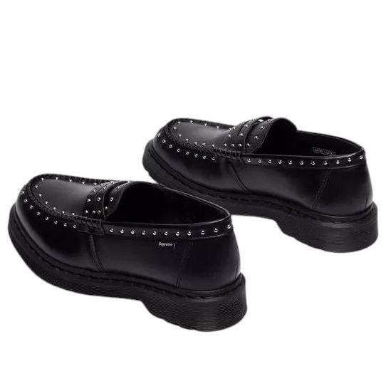 Dr. Martens x Supreme Studded Penton Loafer 'Black' 41873001 - 4