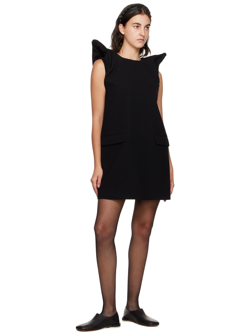 Black Spalla Dress - 4