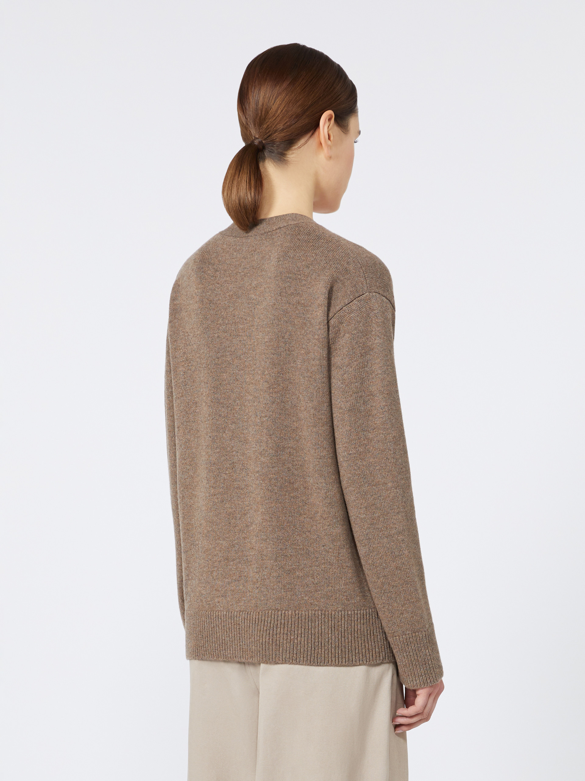 CEDRO Classic wool and cashmere cardigan - 4
