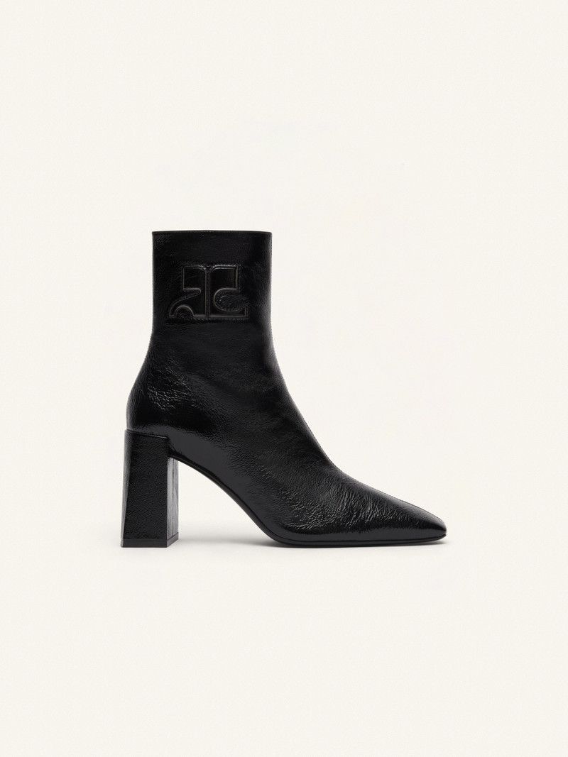 HERITAGE NAPLACK LEATHER ANKLE BOOTS 1