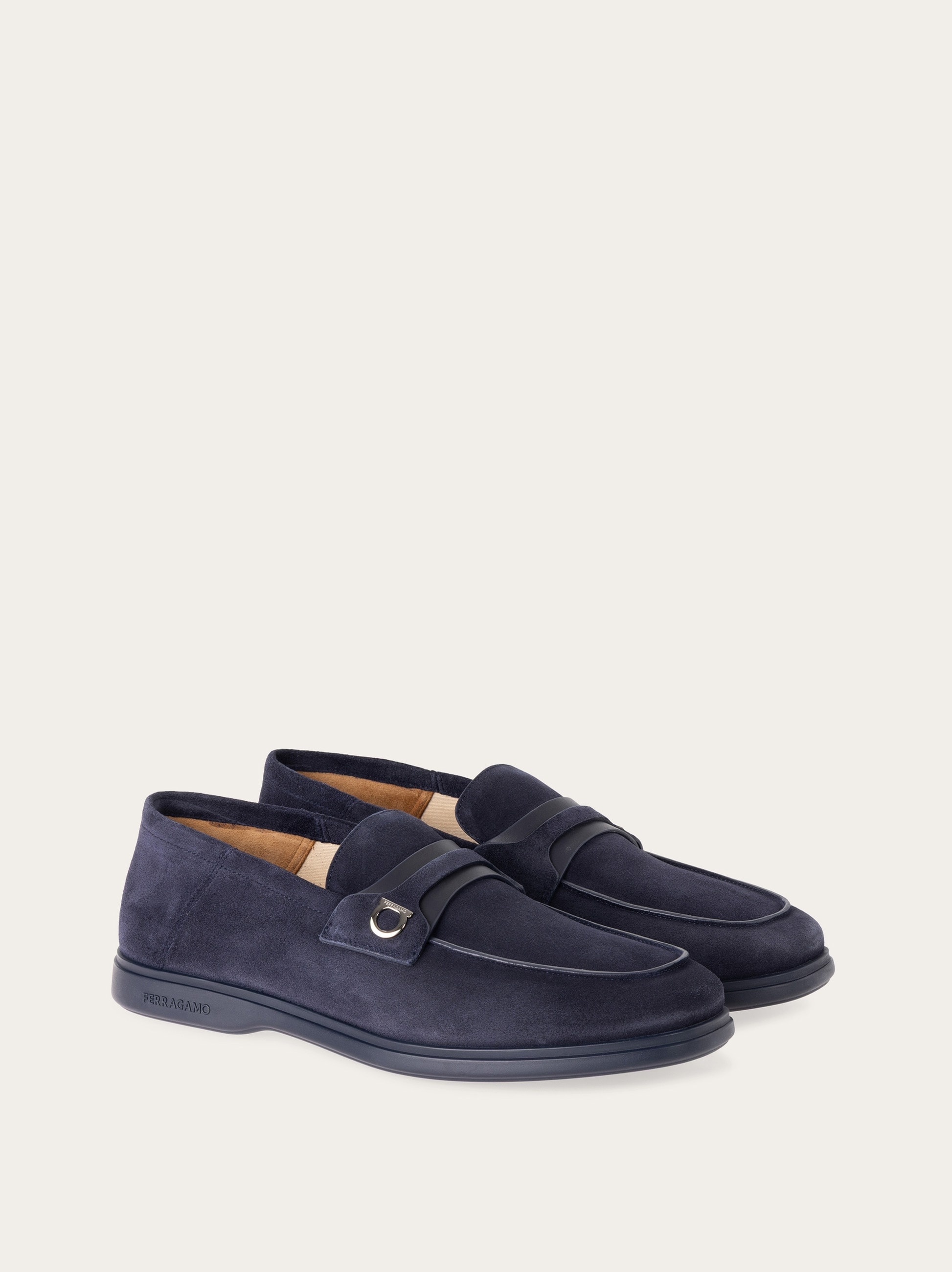 Deconstructed loafer with Gancini ornament - 5