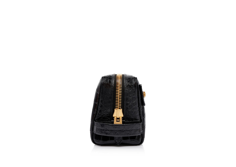 TOM FORD PRINTED ALLIGATOR LEATHER TOILETRY CASE outlook