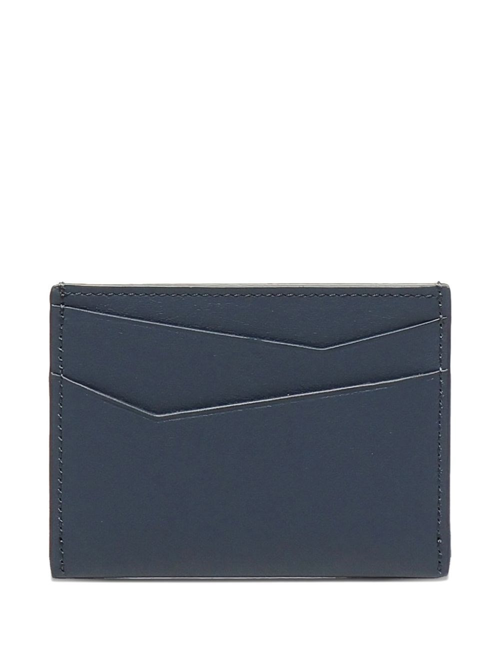 Puzzle Edge leather card case - 1