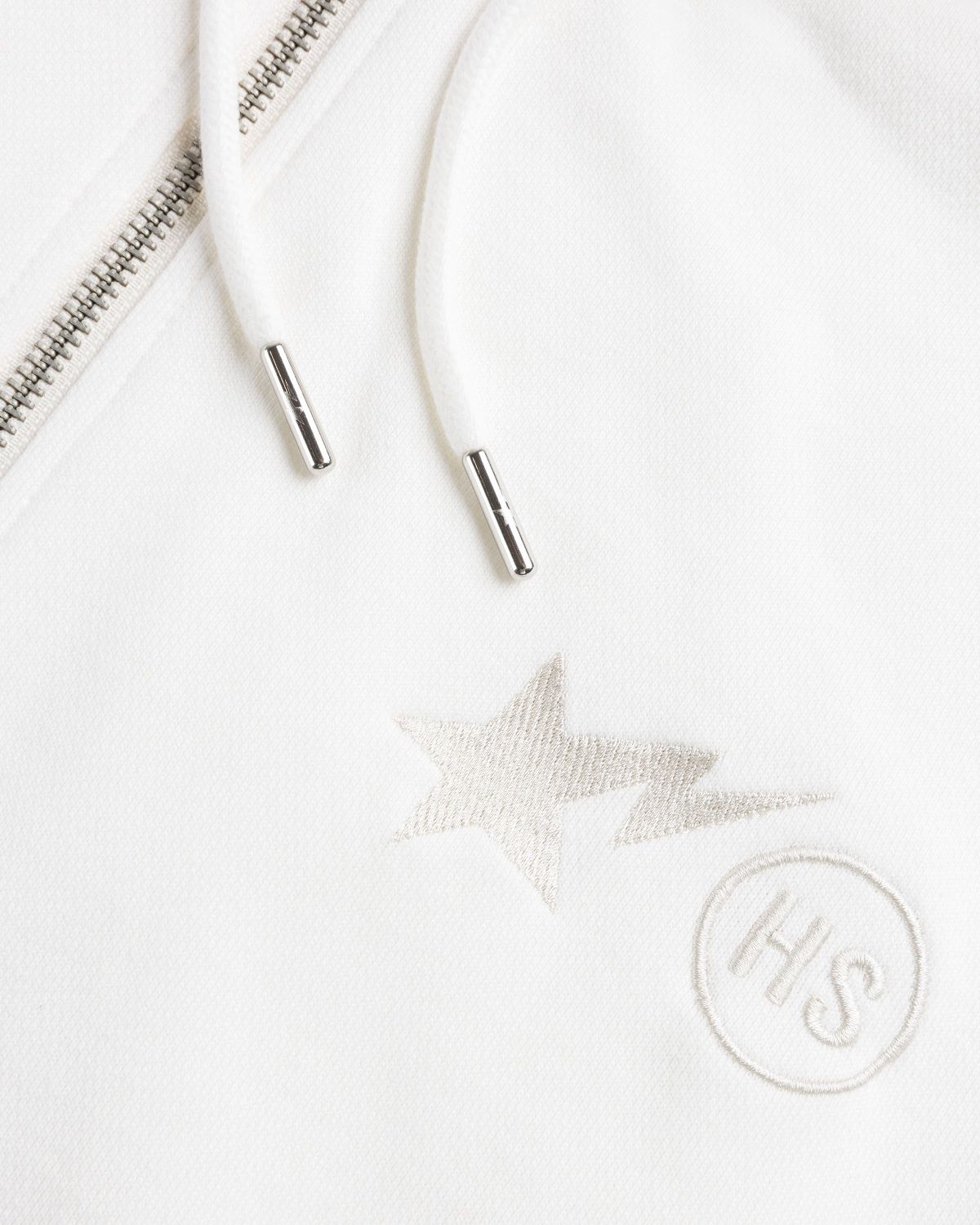 BAPE x Highsnobiety – Heavy Washed Zip Hoodie Ivory - 5