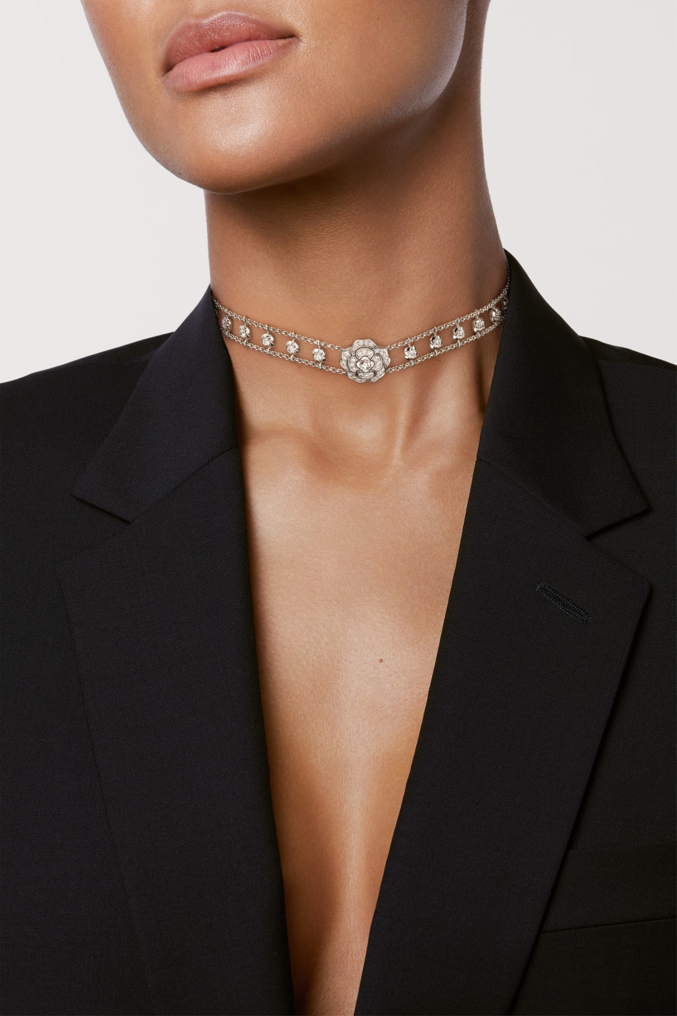 Bouton de Camélia choker - 4